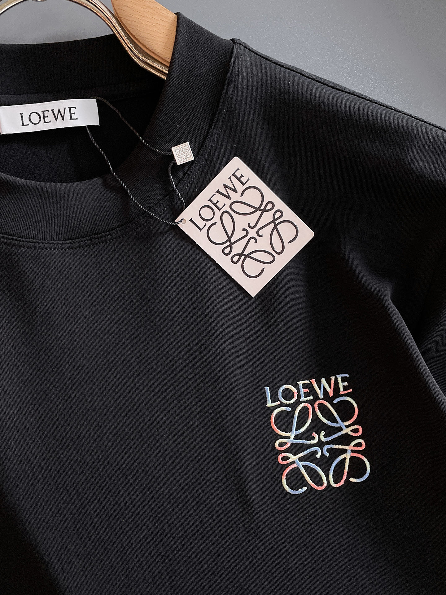 Loewe Male Hoodie Black S