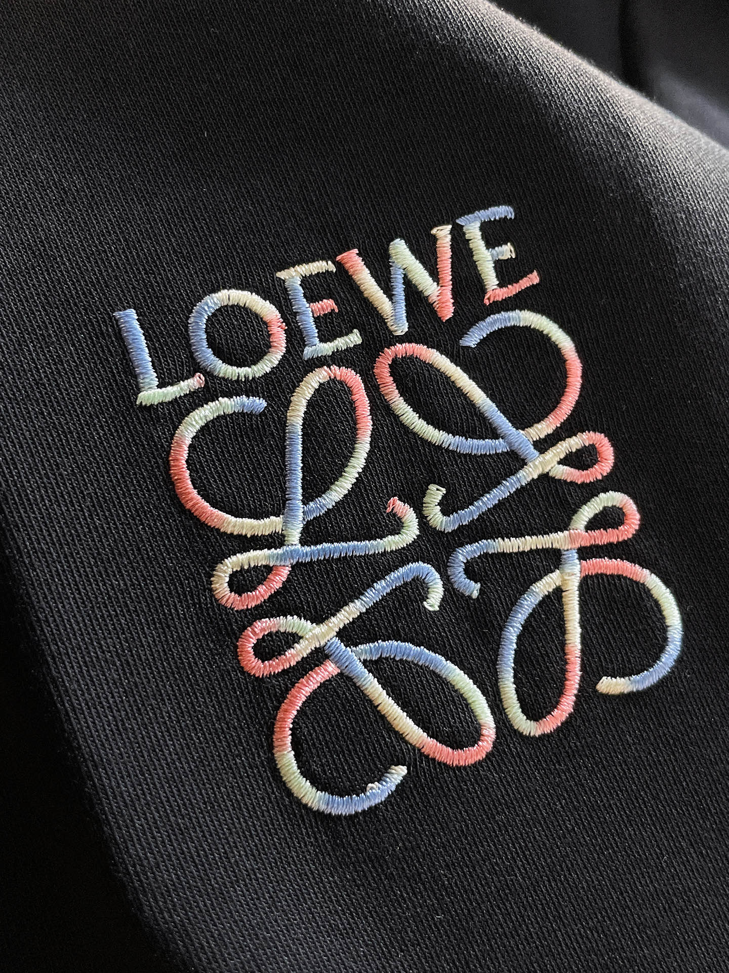 Loewe Male Hoodie Black S