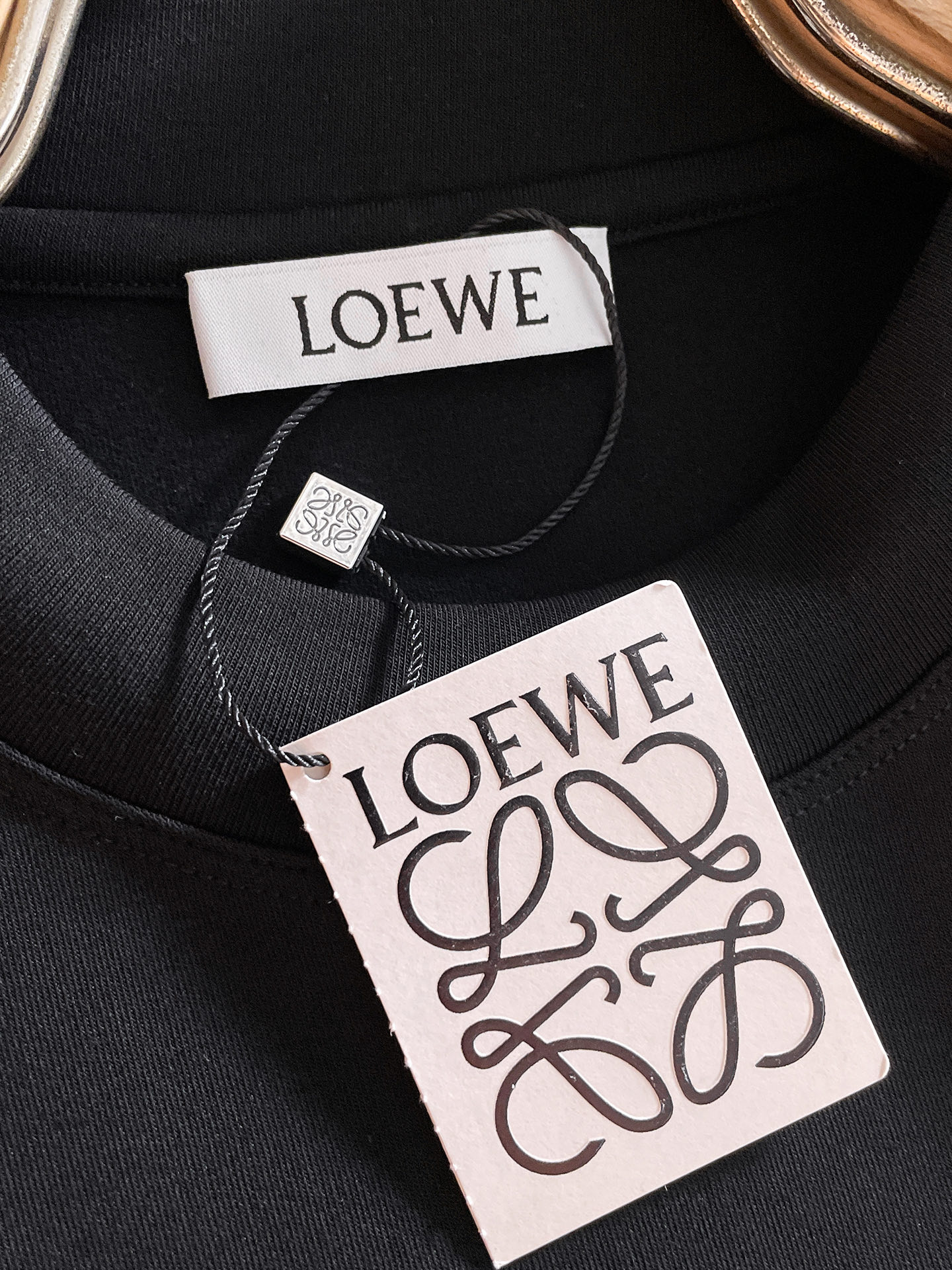 Loewe Male Hoodie Black S