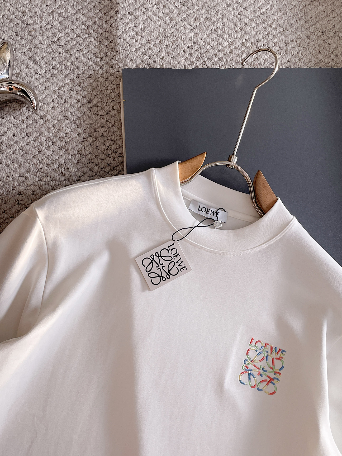 Loewe Male Hoodie Black S