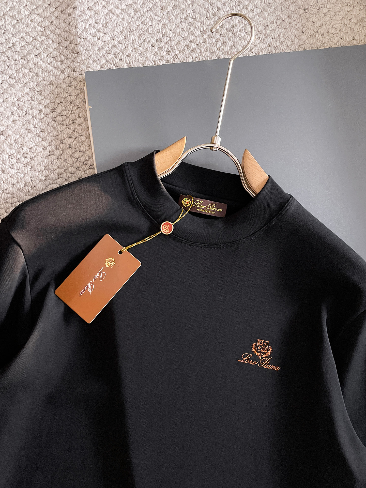 Loro Piana Male Hoodie Black S-l