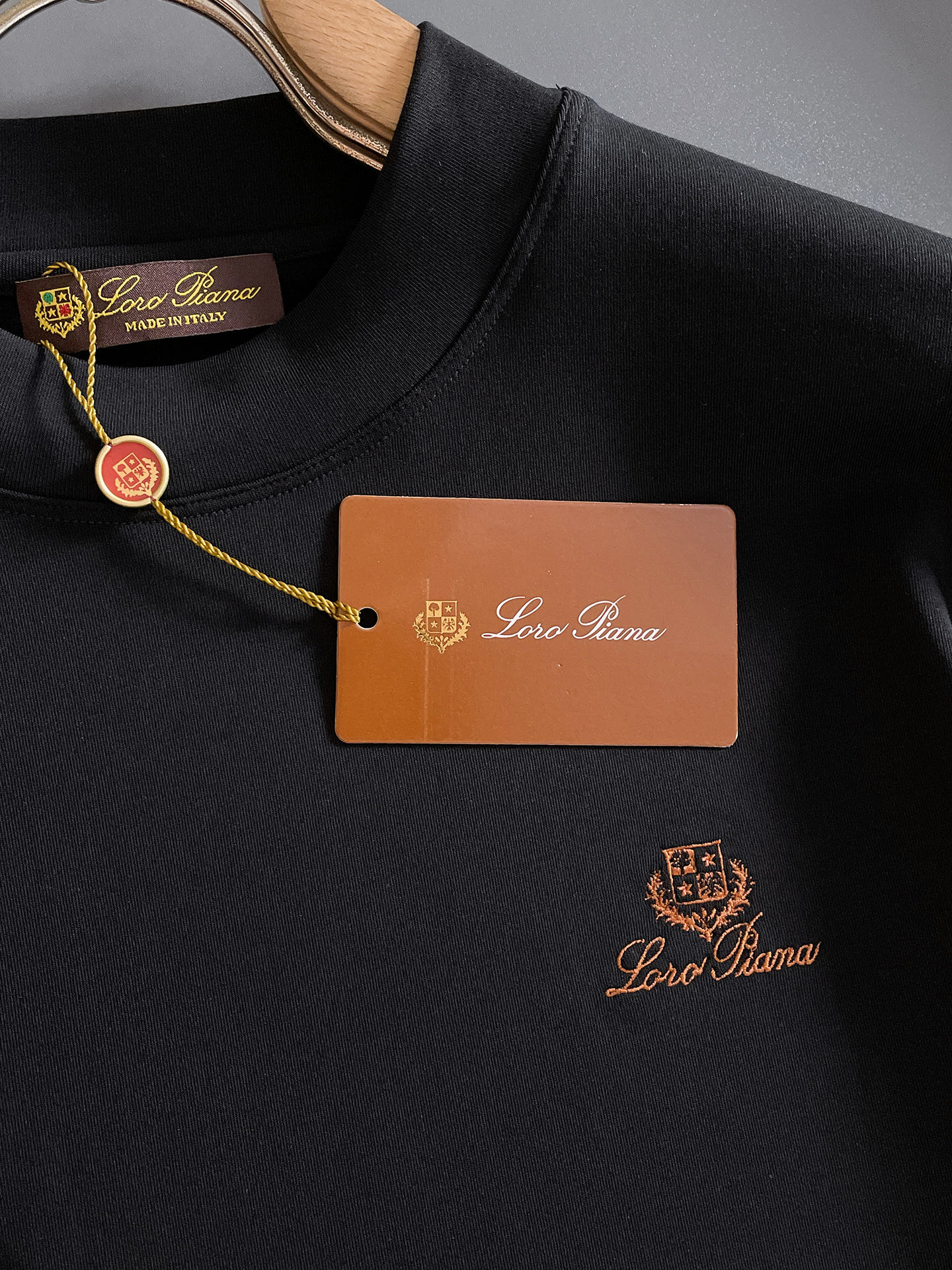 Loro Piana Male Hoodie Black S-l