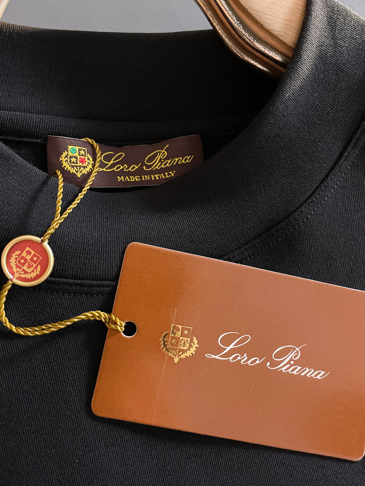 Loro Piana Male Hoodie Black S-l