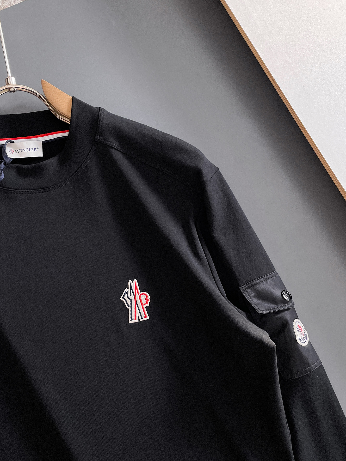 Moncler Male Hoodie Black S-m-l