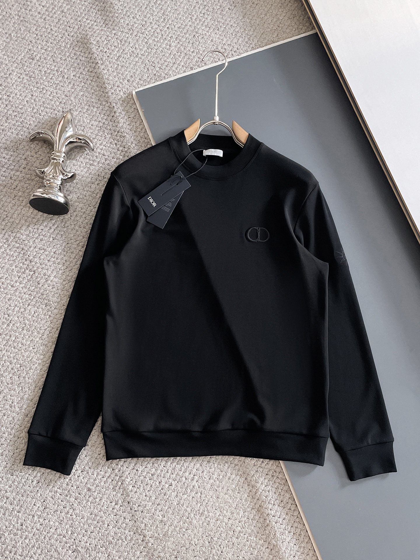 Dior Male Hoodie Black S