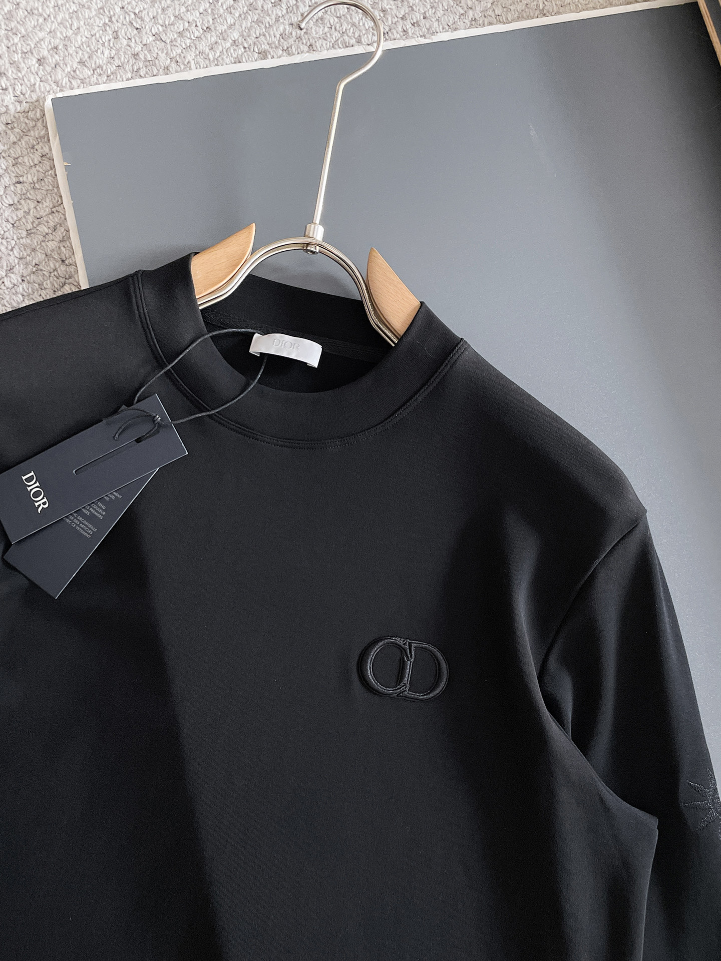 Dior Male Hoodie Black S