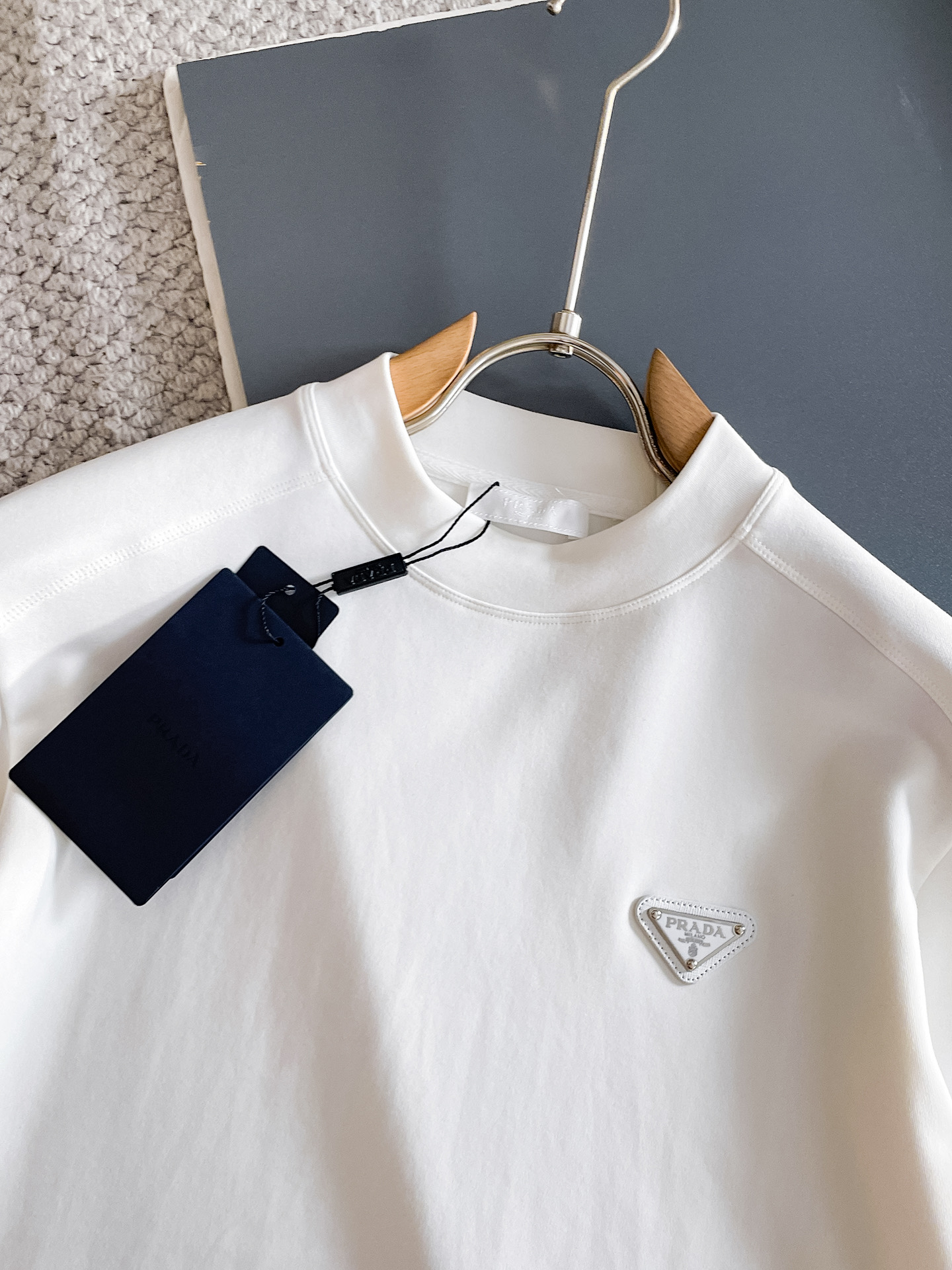 Prada Male Hoodie Black S