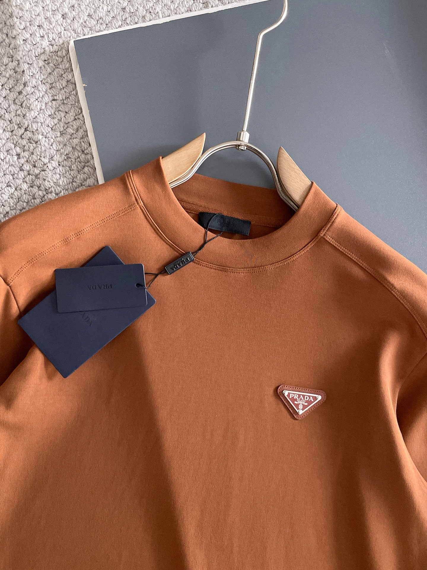 Prada Male Hoodie Black S