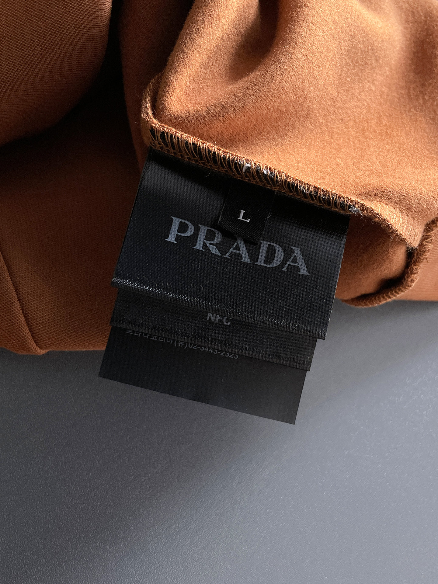 Prada Male Hoodie Black S