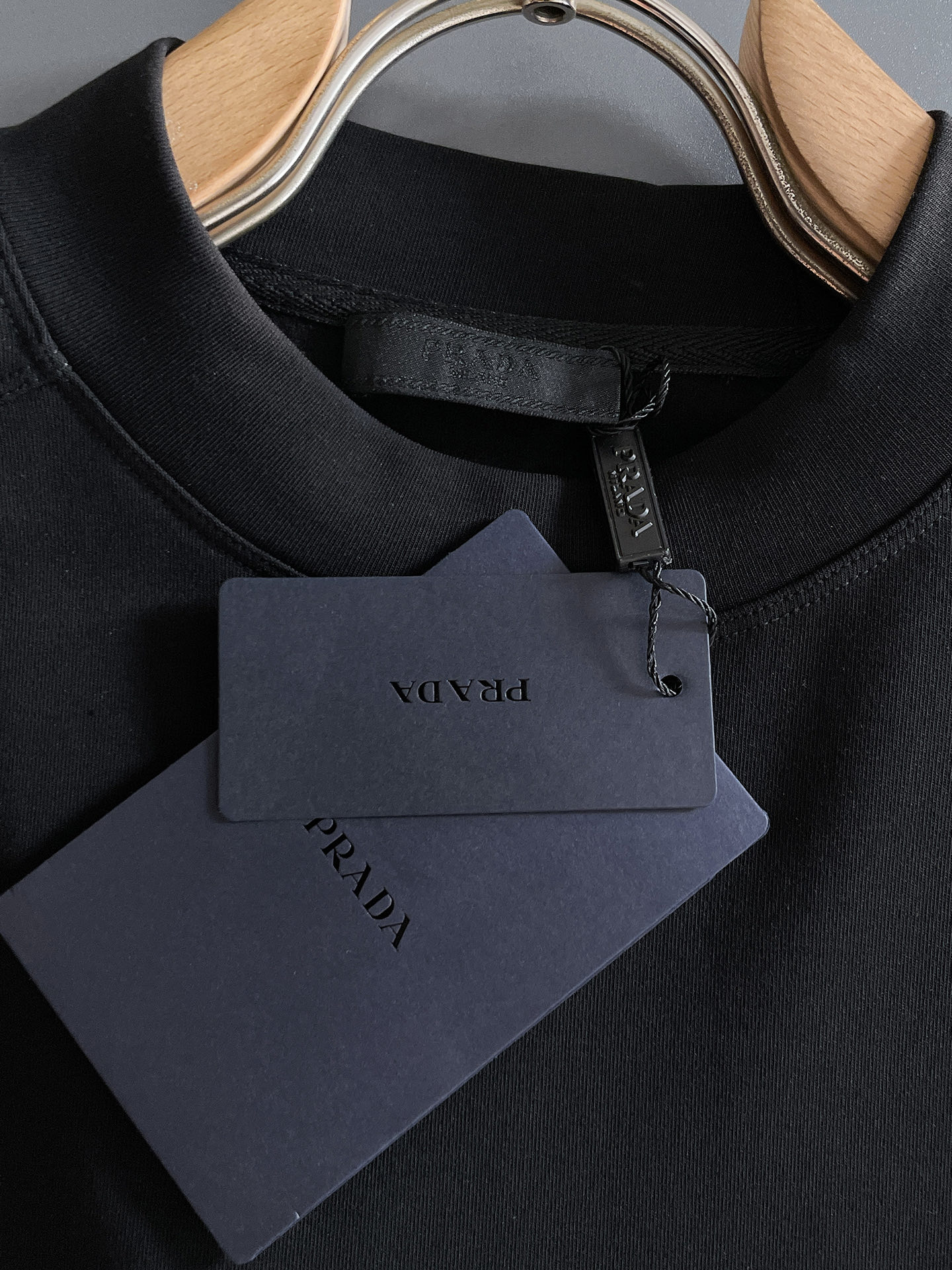 Prada Male Hoodie Black S