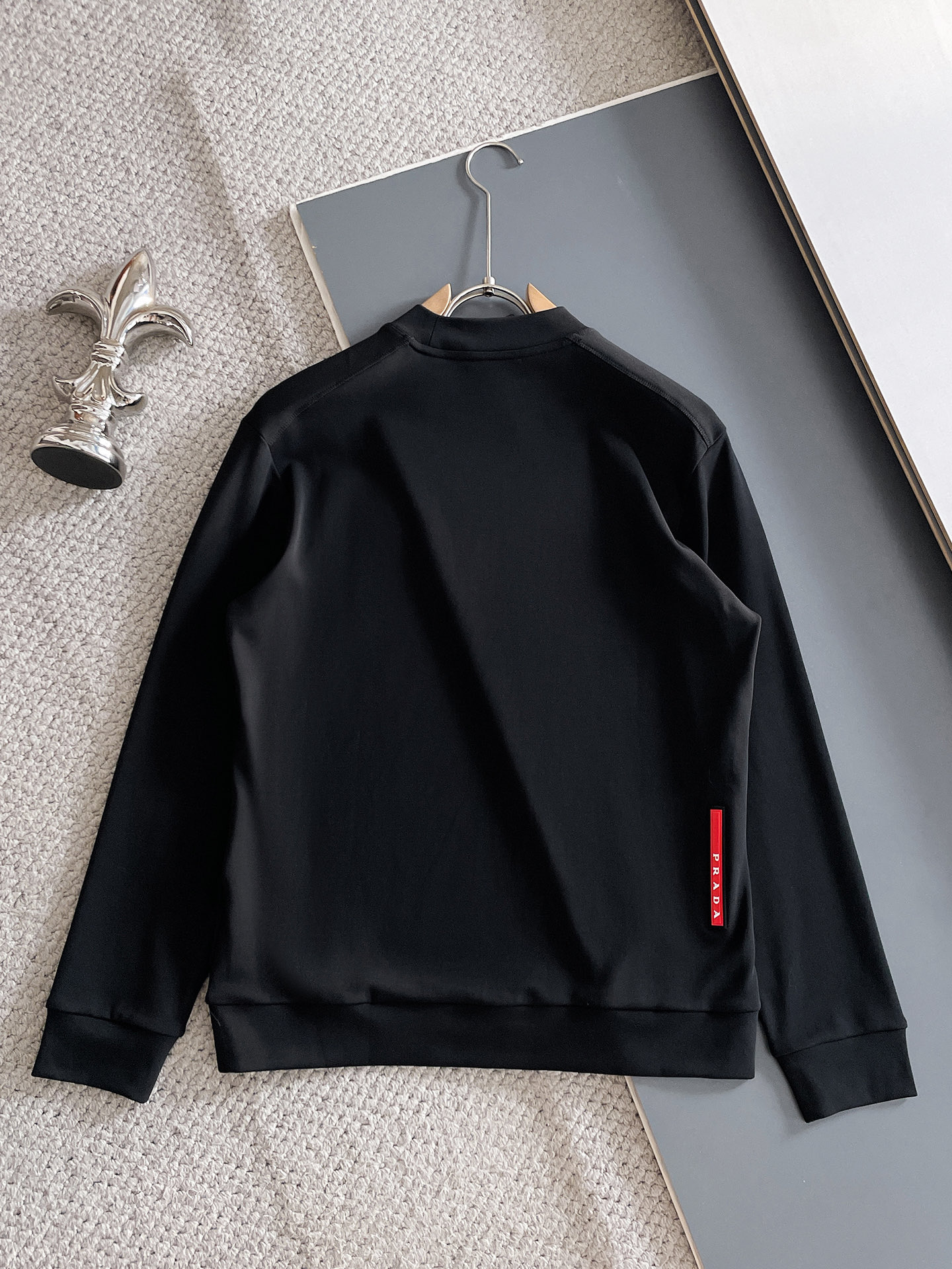 Prada Male Hoodie Black S