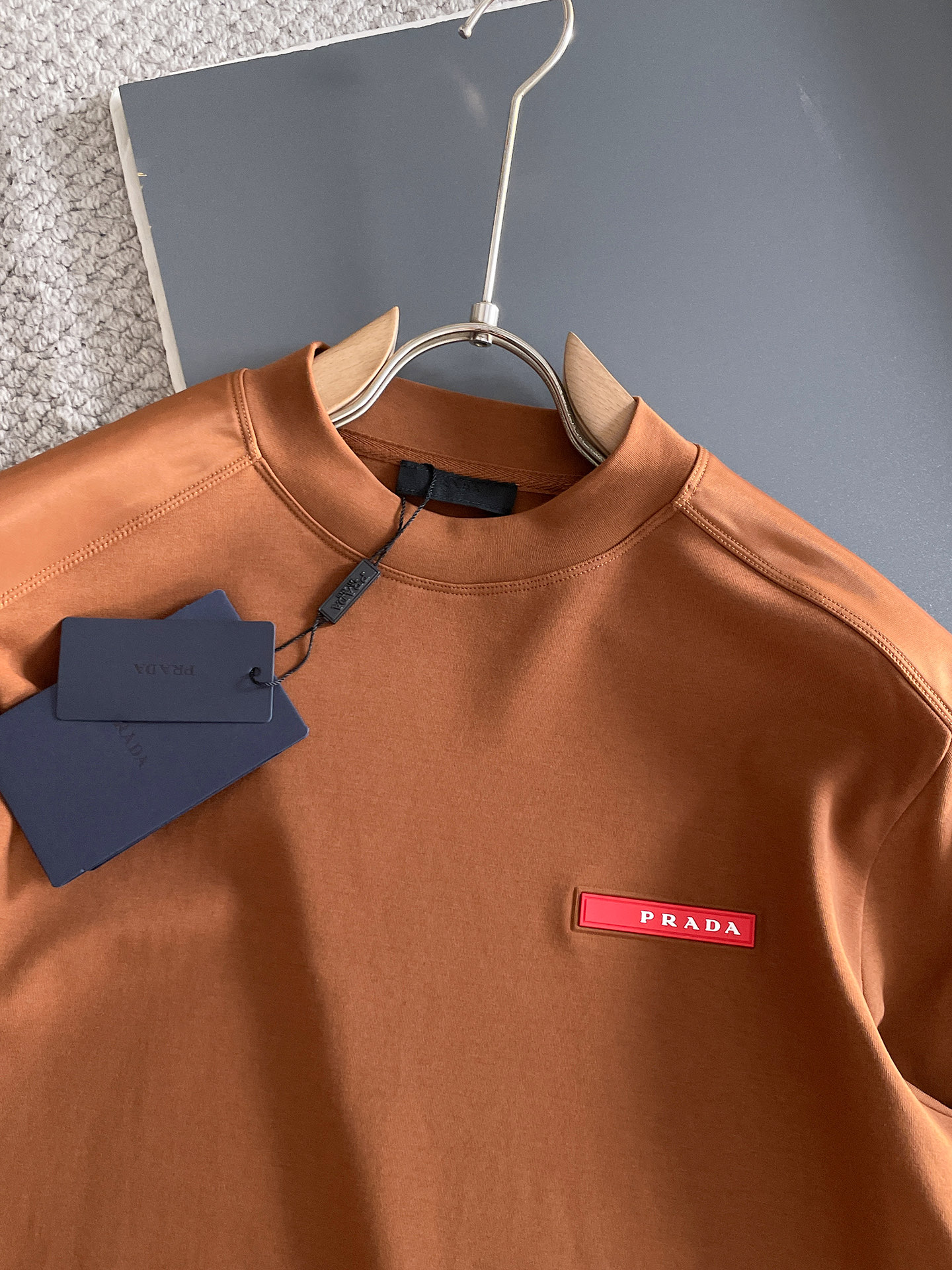 Prada Male Hoodie Black S