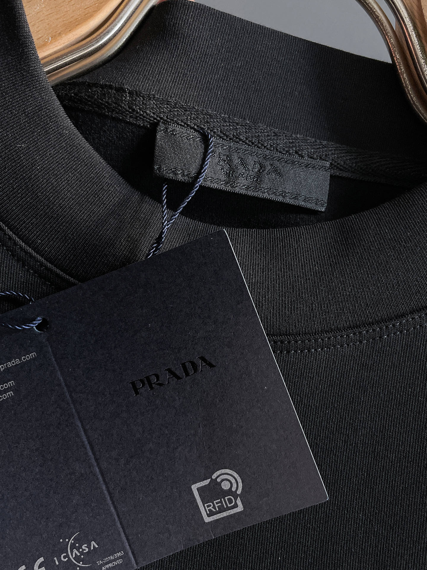 Prada Male Hoodie Black S