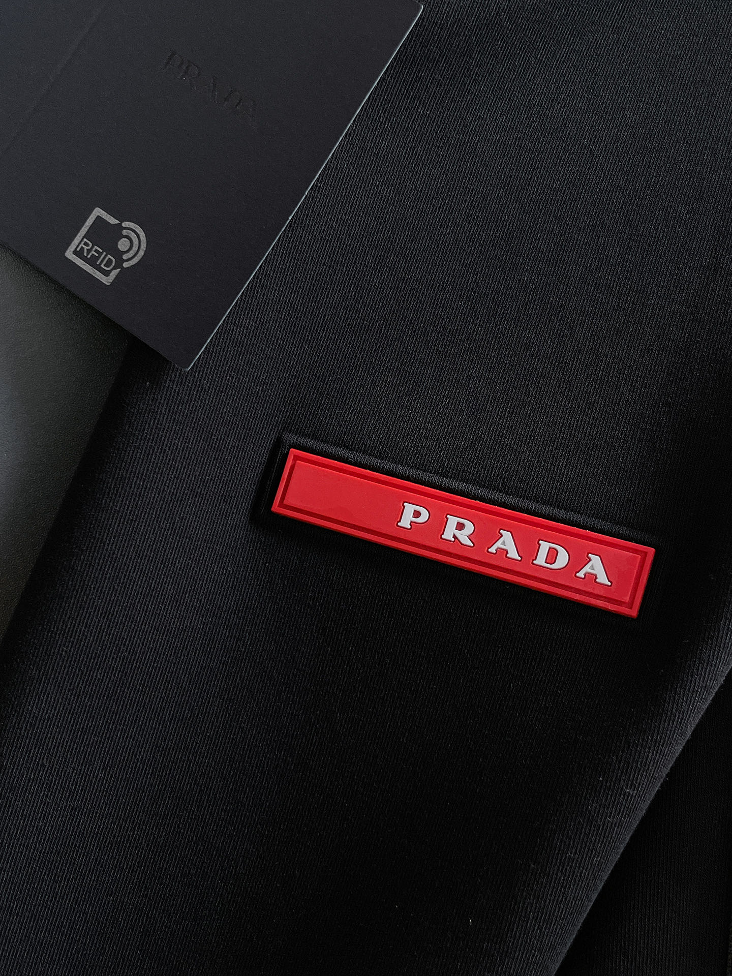 Prada Male Hoodie Black S