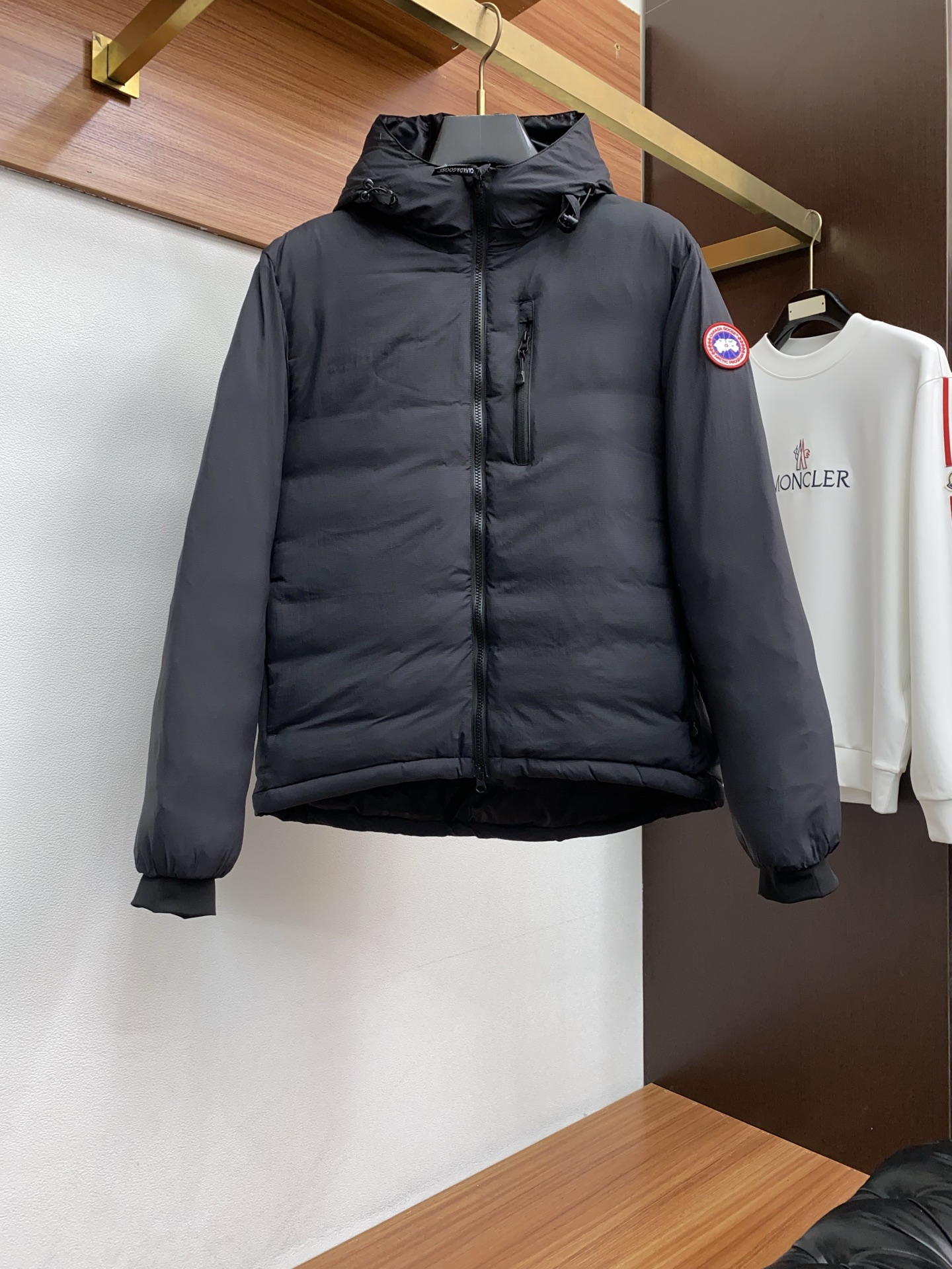Canada Goose Male Down Jacket White Duck Down Hooded Xs-l-xxl