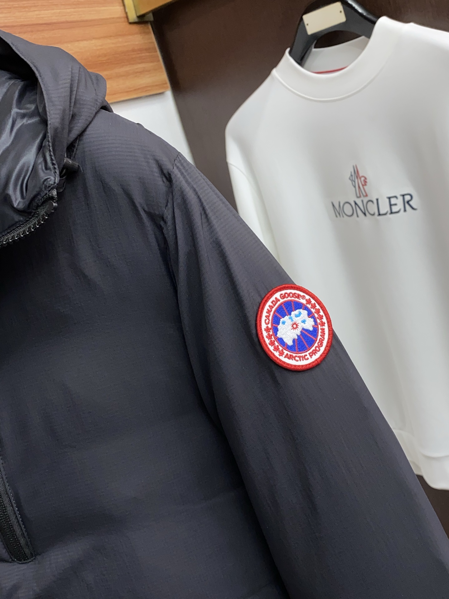 Canada Goose Male Down Jacket White Duck Down Hooded Xs-l-xxl