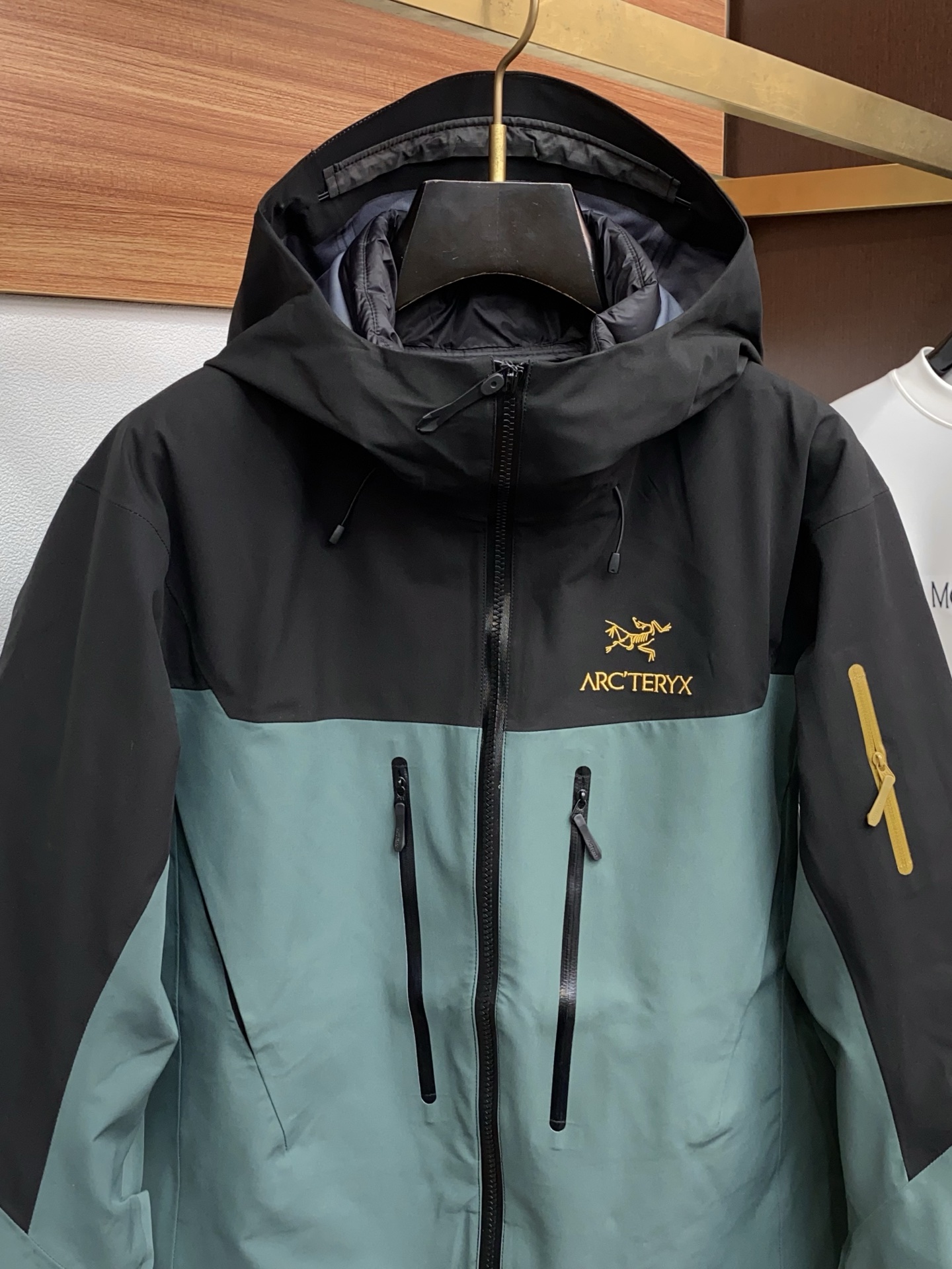 Arcteryx Male Down Jacket White Duck Down Hooded S-l-xl