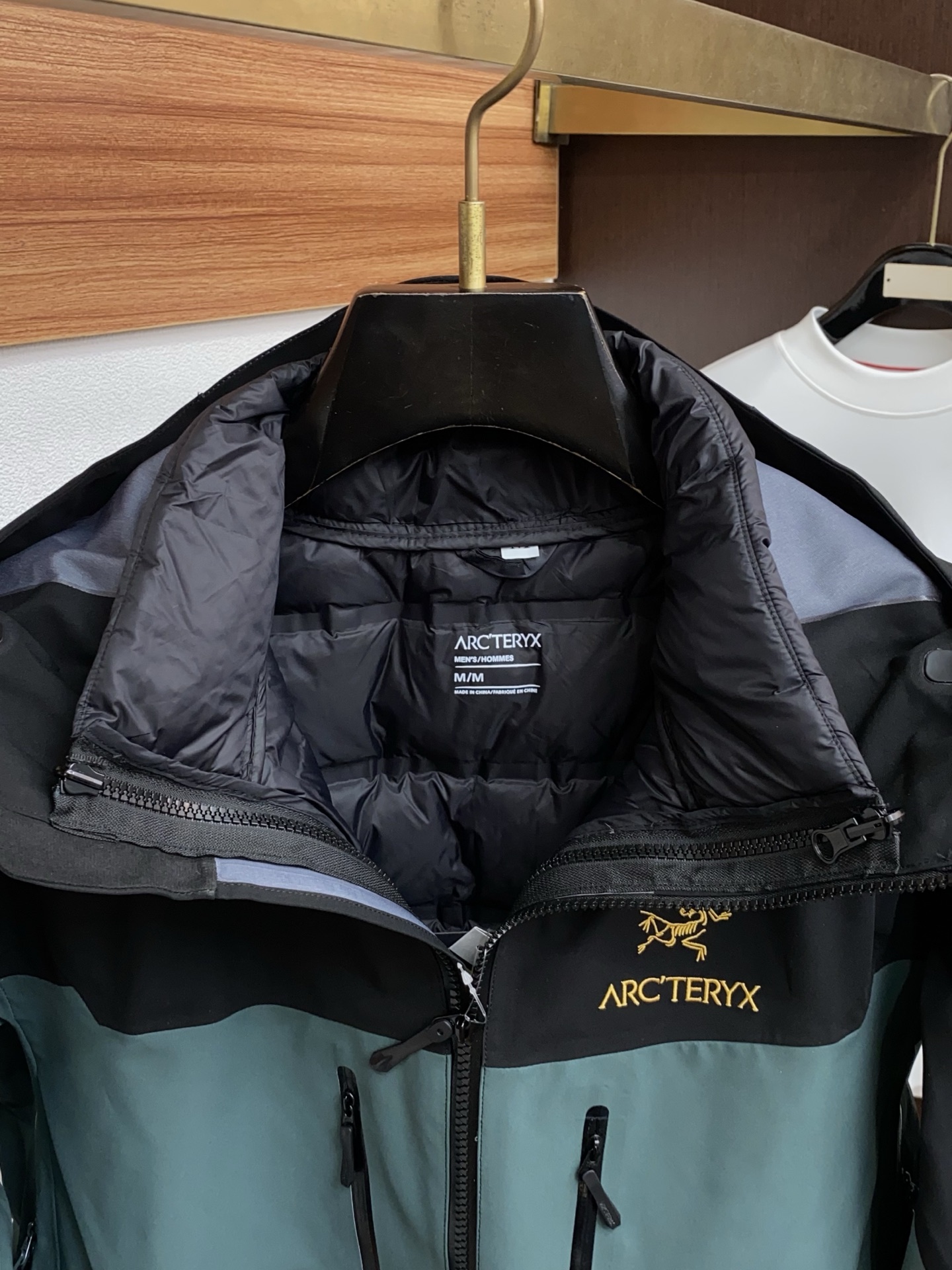 Arcteryx Male Down Jacket White Duck Down Hooded S-l-xl