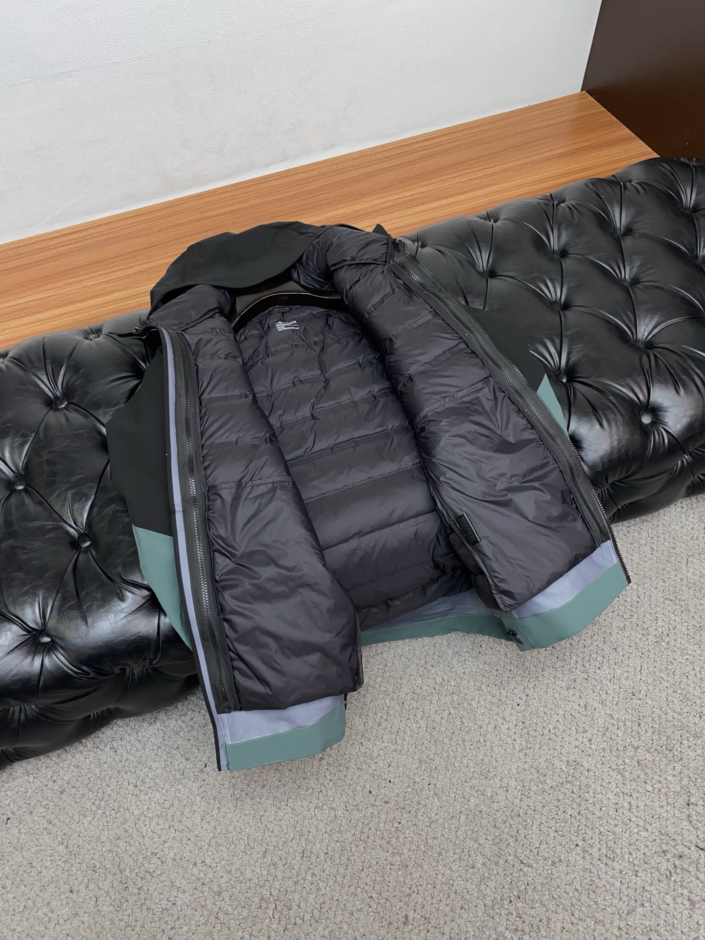 Arcteryx Male Down Jacket White Duck Down Hooded S-l-xl