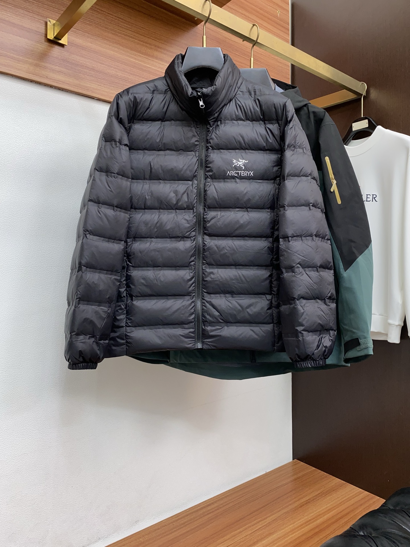 Arcteryx Male Down Jacket White Duck Down Hooded S-l-xl