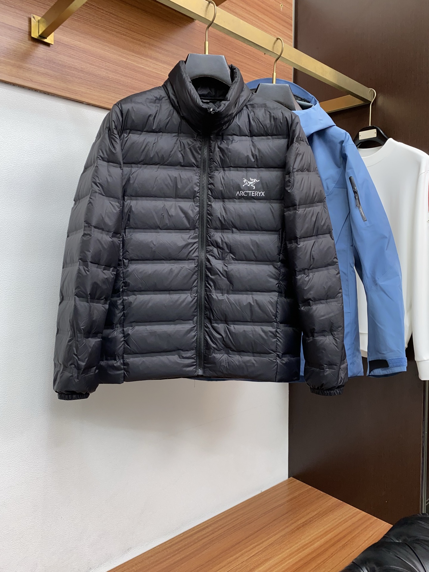 Arcteryx Male Down Jacket White Duck Down Hooded S-l-xl