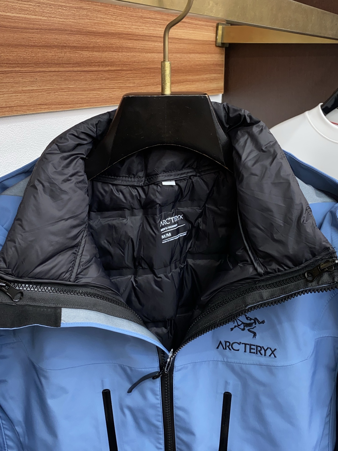 Arcteryx Male Down Jacket White Duck Down Hooded S-l-xl