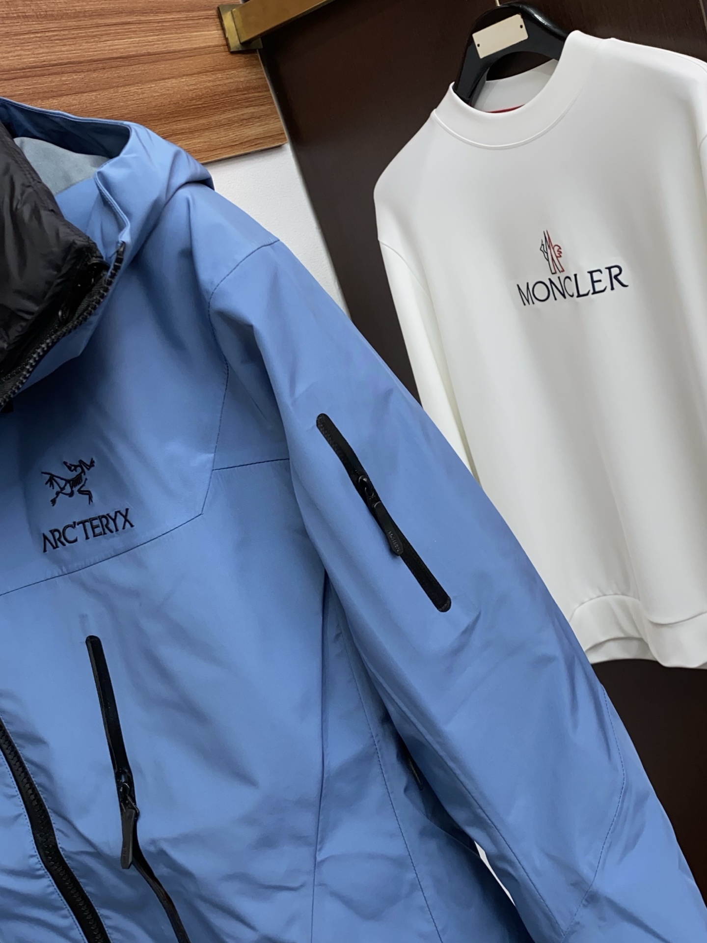 Arcteryx Male Down Jacket White Duck Down Hooded S-l-xl