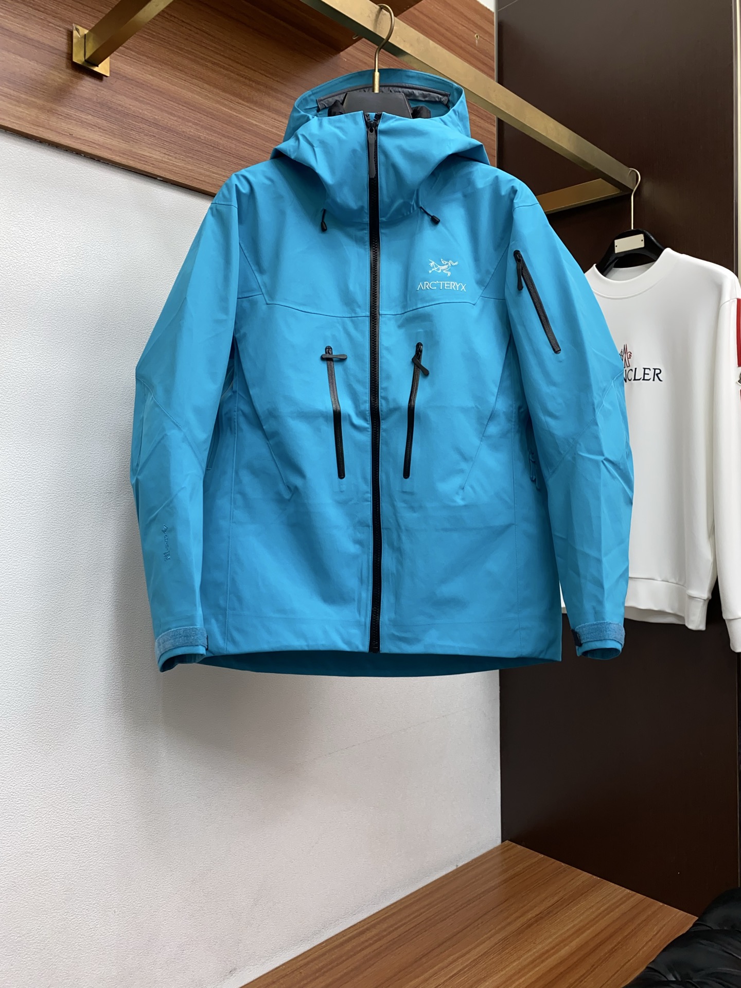 Arcteryx Male Down Jacket White Duck Down Hooded S-l-xl