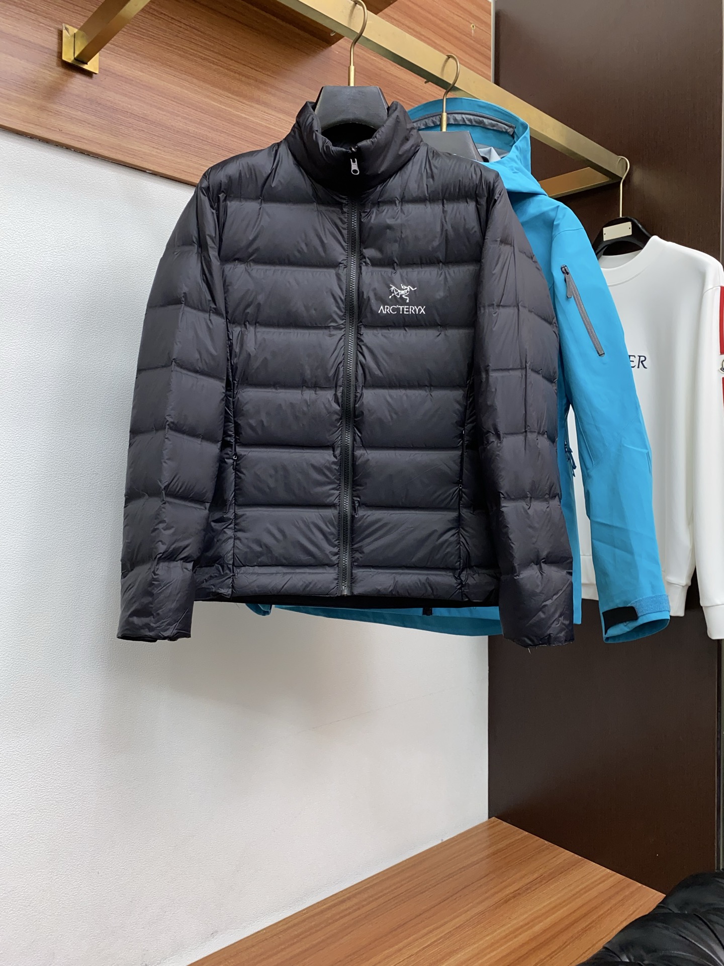 Arcteryx Male Down Jacket White Duck Down Hooded S-l-xl