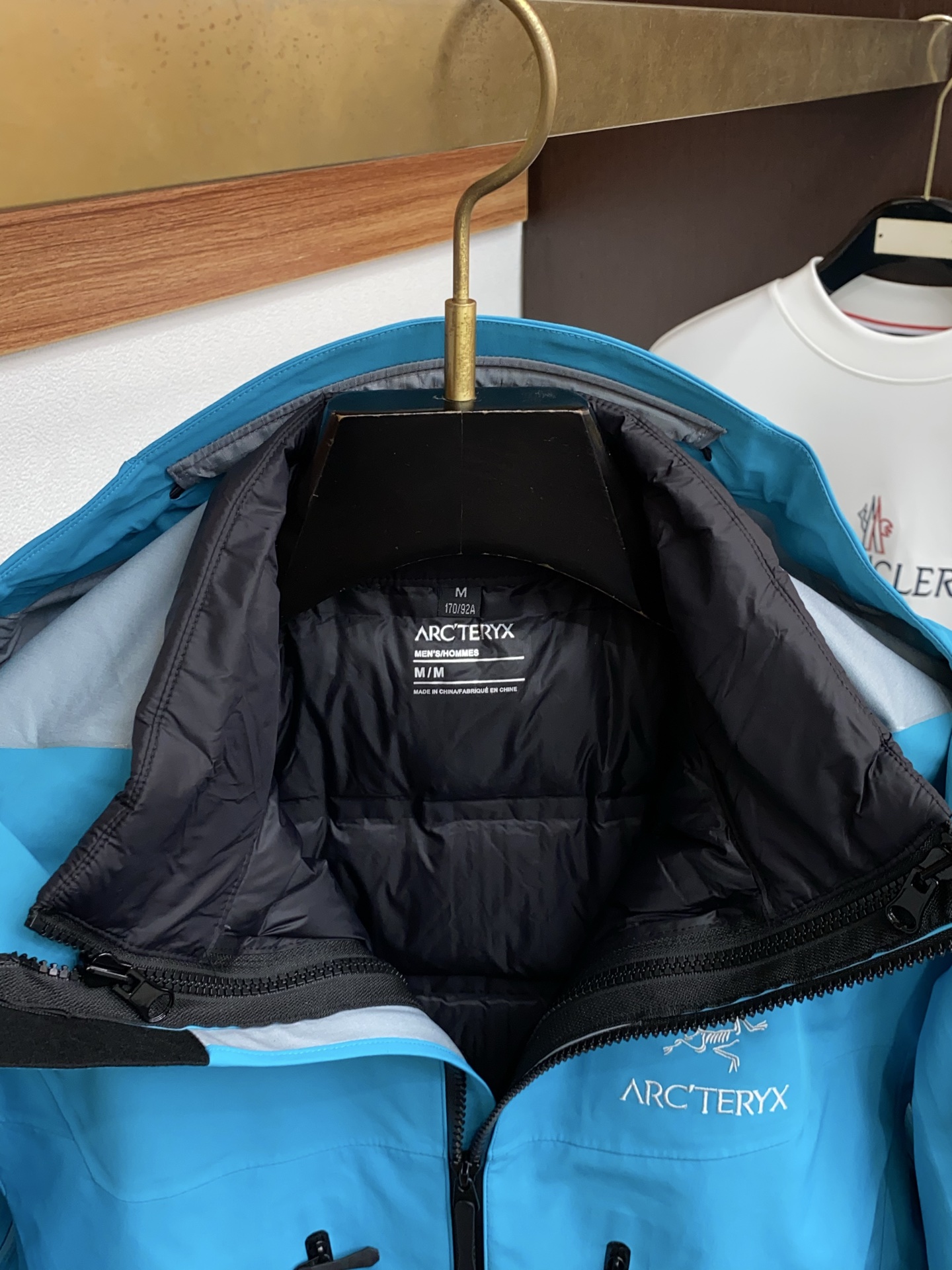 Arcteryx Male Down Jacket White Duck Down Hooded S-l-xl