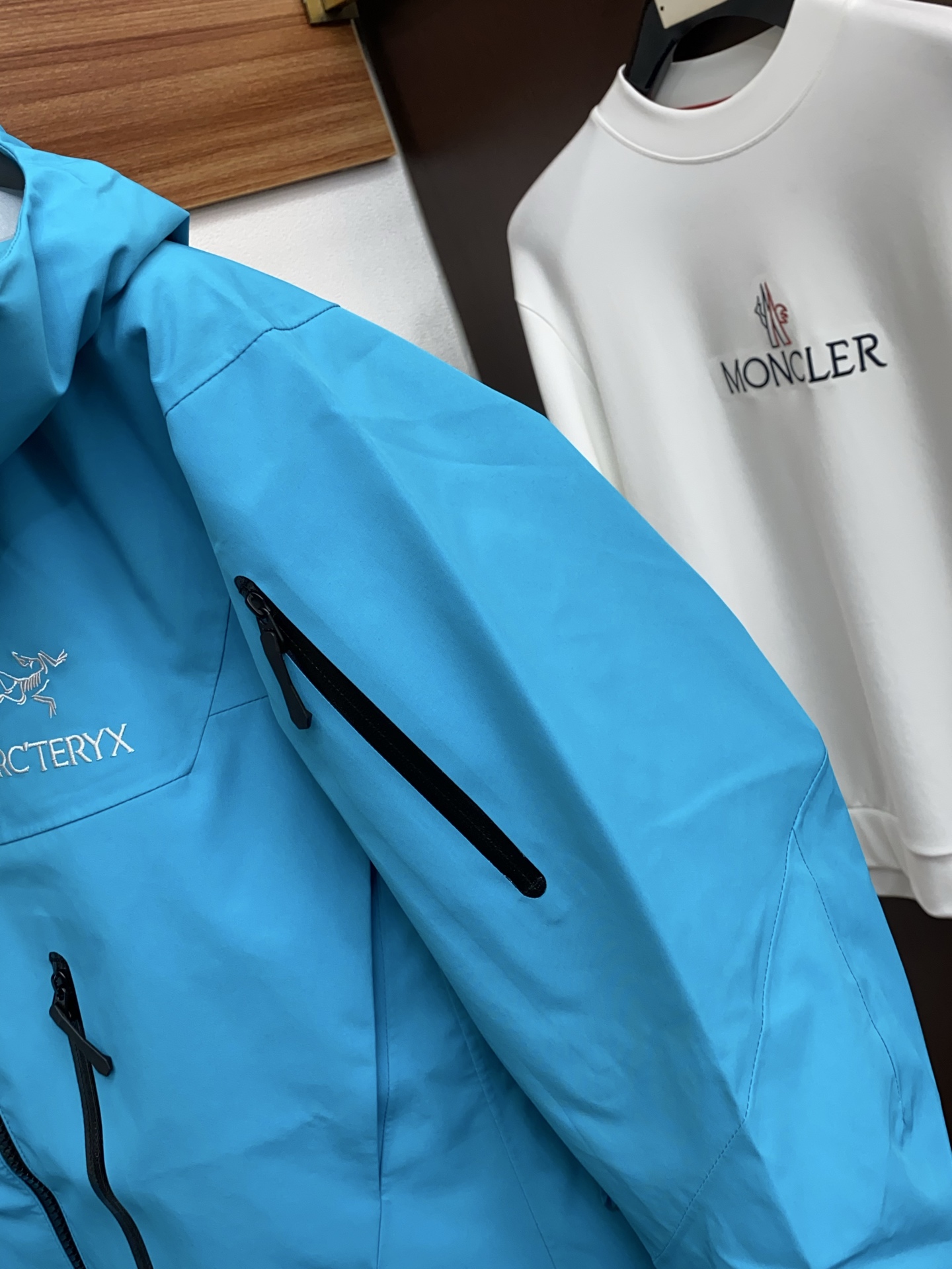 Arcteryx Male Down Jacket White Duck Down Hooded S-l-xl