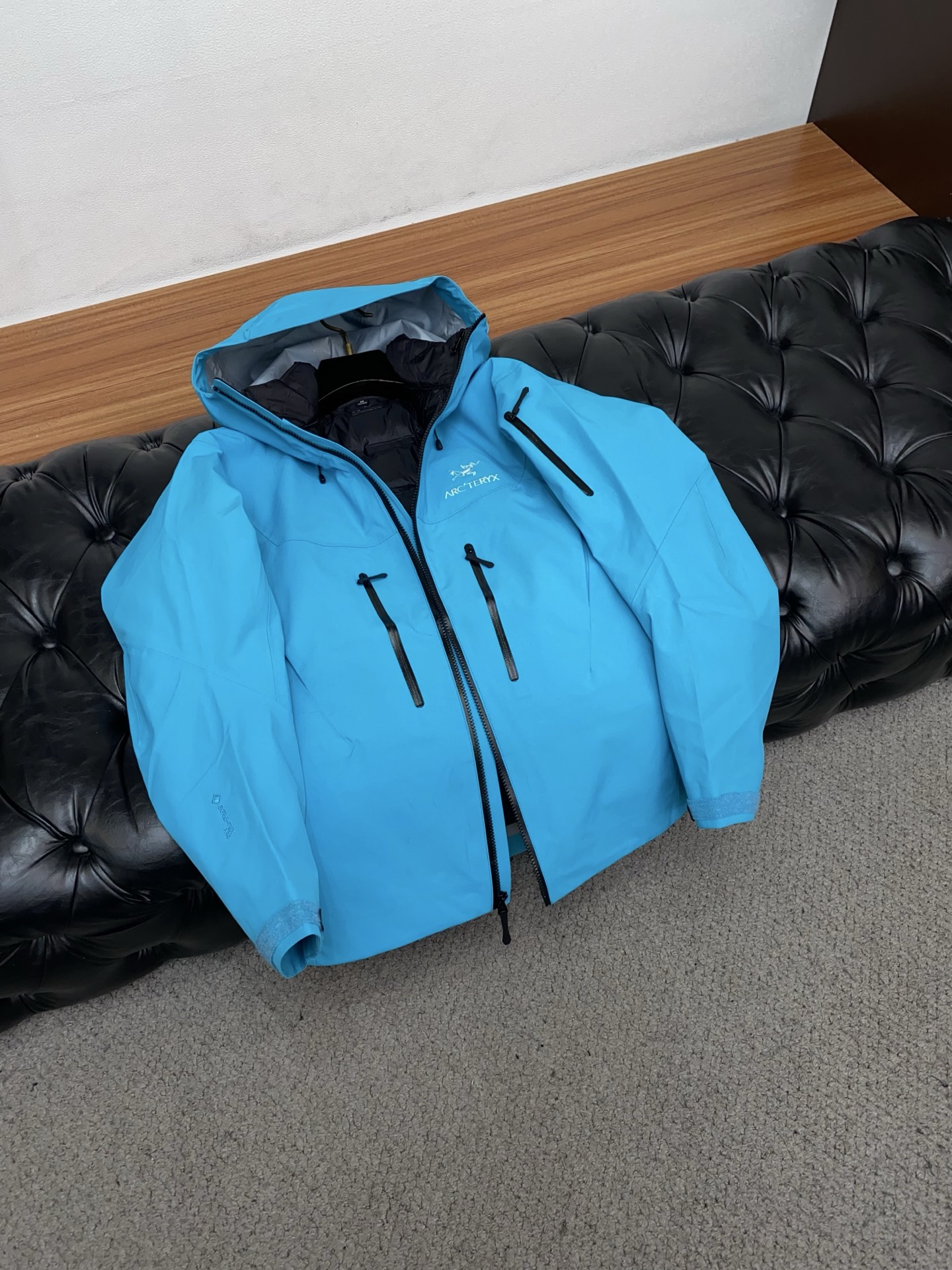 Arcteryx Male Down Jacket White Duck Down Hooded S-l-xl