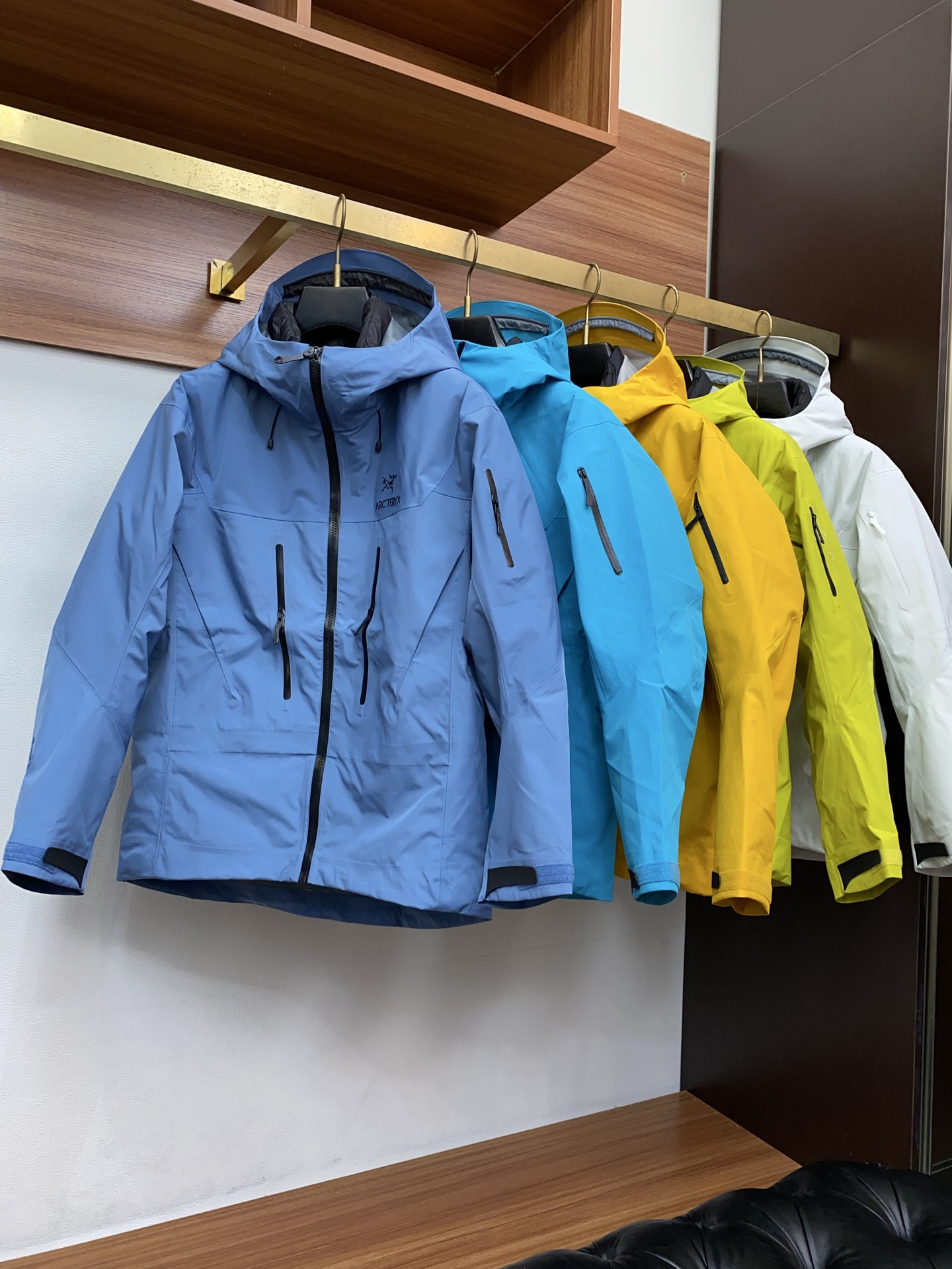 Arcteryx Male Down Jacket White Duck Down Hooded S-l-xl