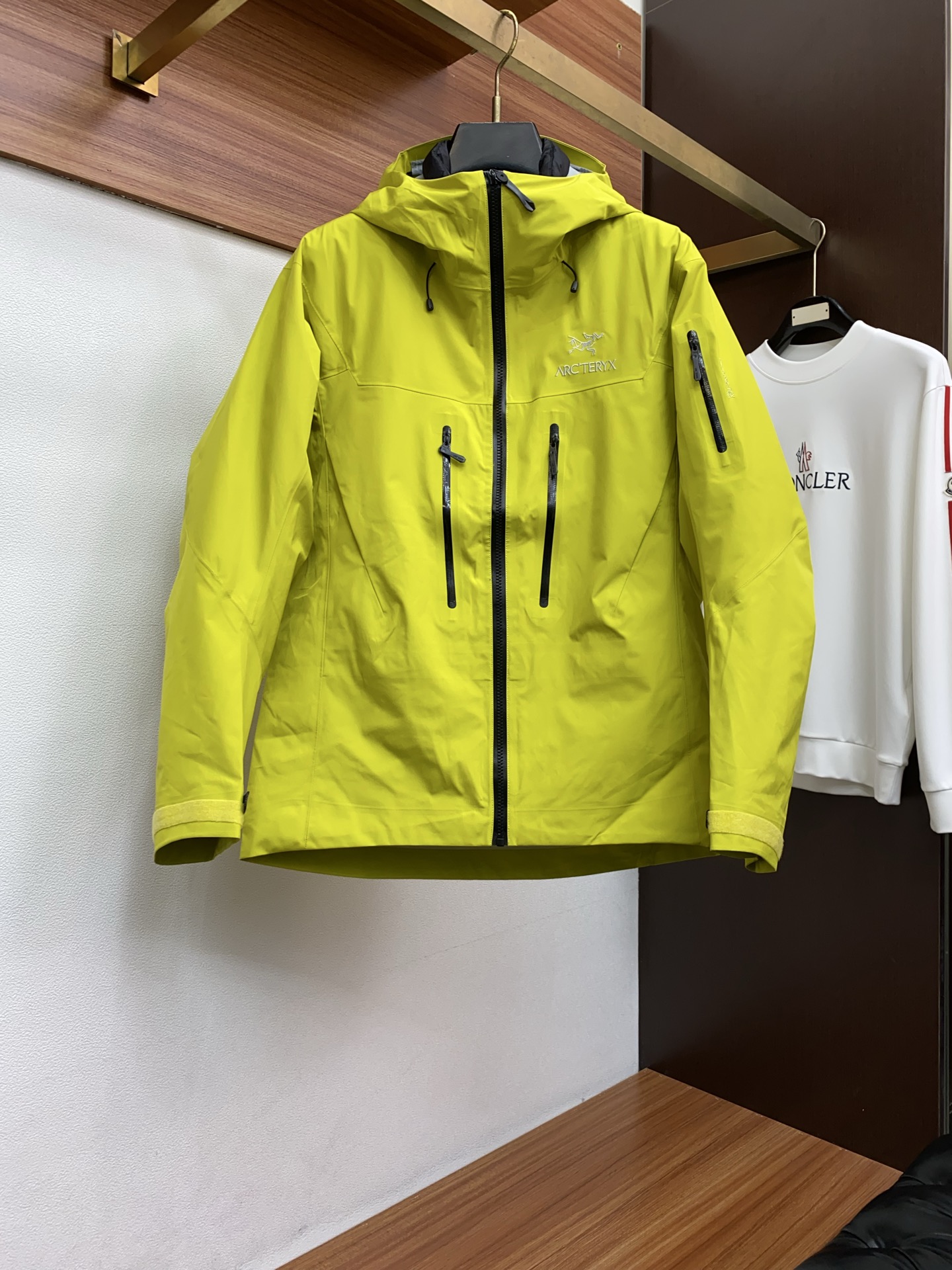 Arcteryx Male Down Jacket White Duck Down Hooded S-l-xl