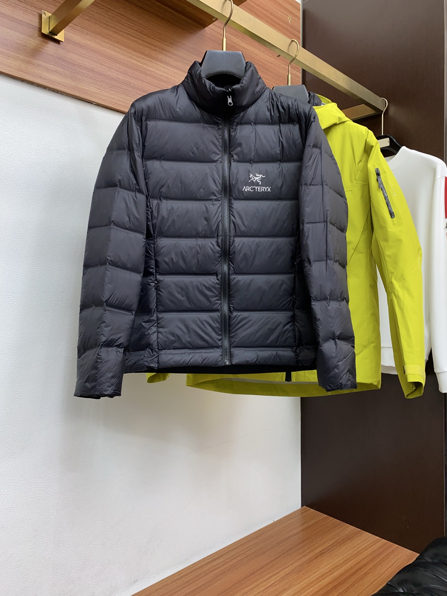 Arcteryx Male Down Jacket White Duck Down Hooded S-l-xl