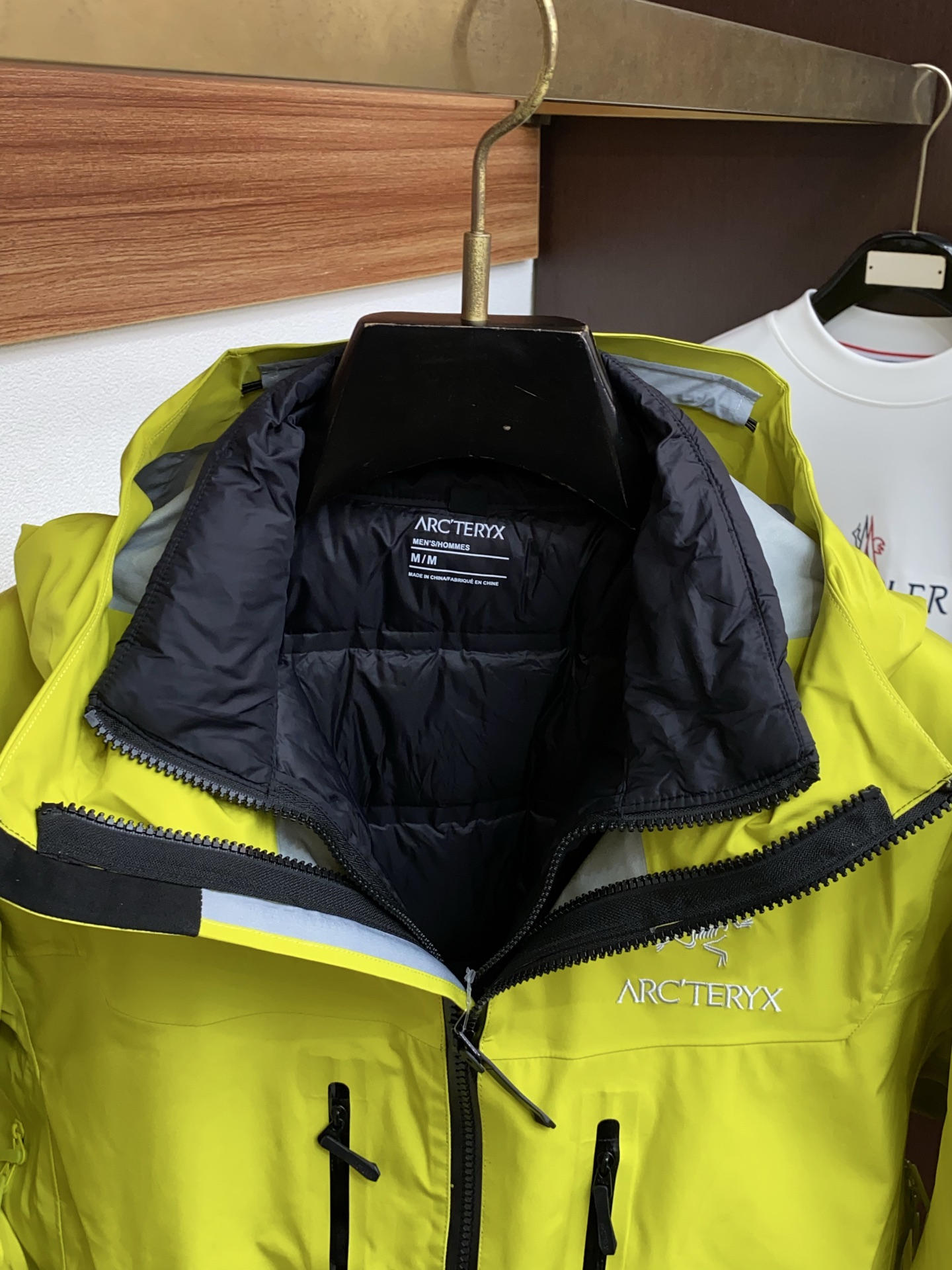 Arcteryx Male Down Jacket White Duck Down Hooded S-l-xl
