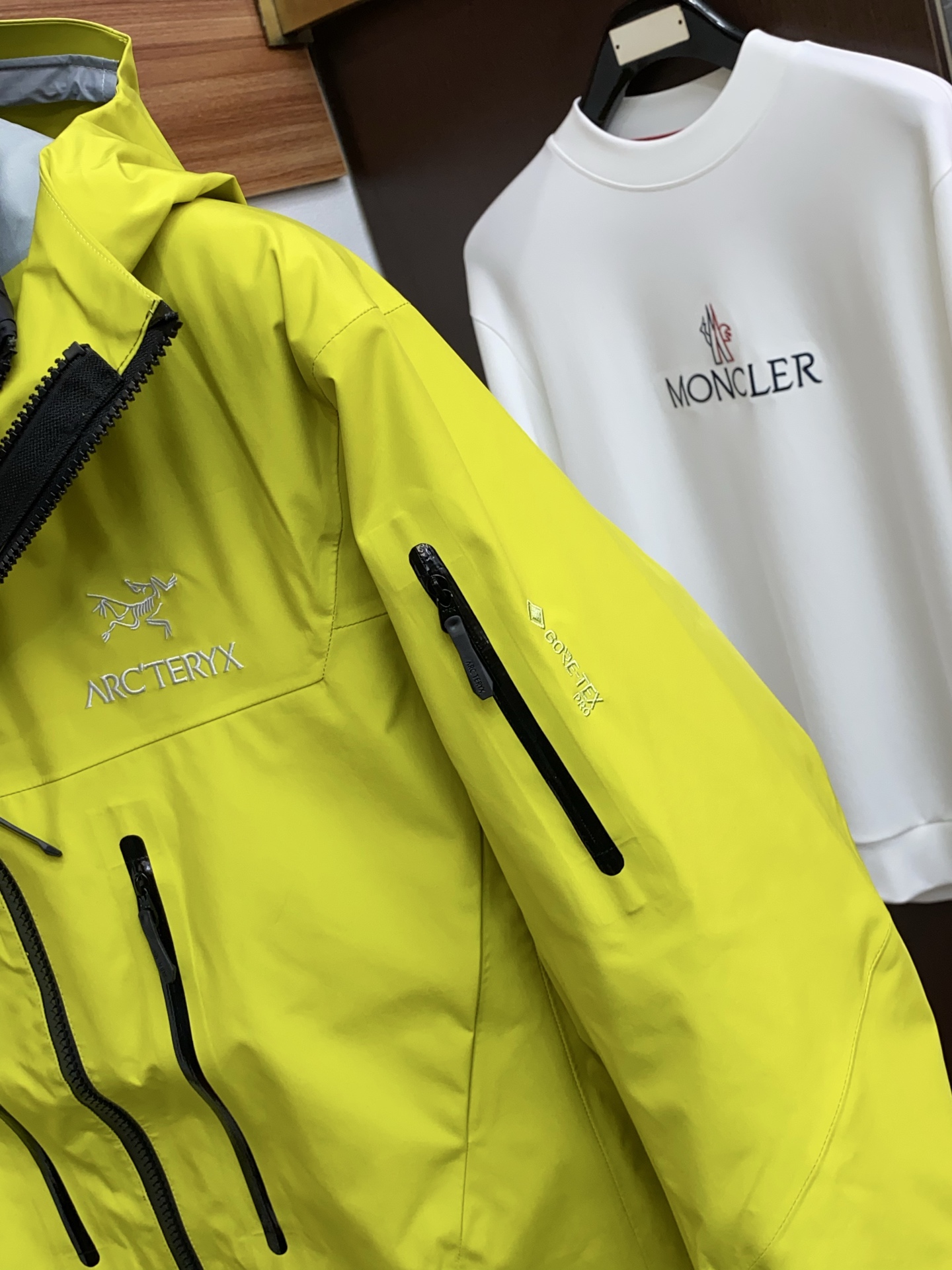 Arcteryx Male Down Jacket White Duck Down Hooded S-l-xl