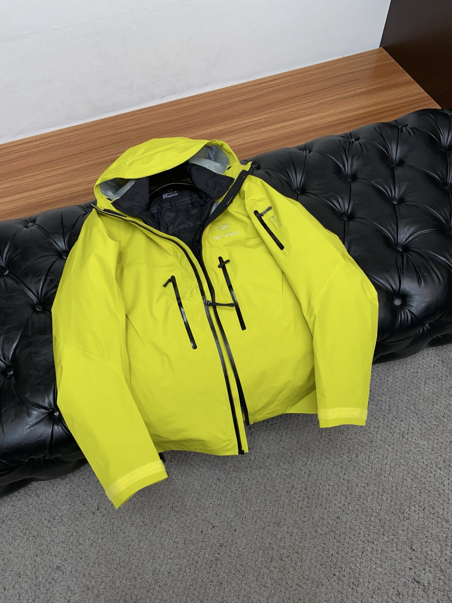 Arcteryx Male Down Jacket White Duck Down Hooded S-l-xl