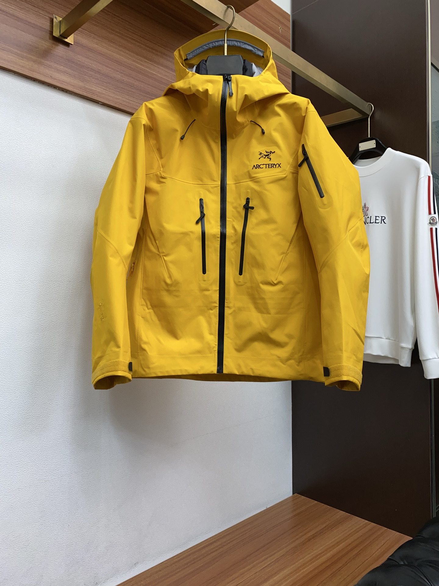 Arcteryx Male Down Jacket White Duck Down Hooded S-l-xl