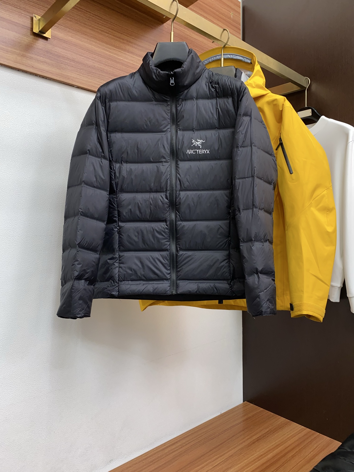 Arcteryx Male Down Jacket White Duck Down Hooded S-l-xl