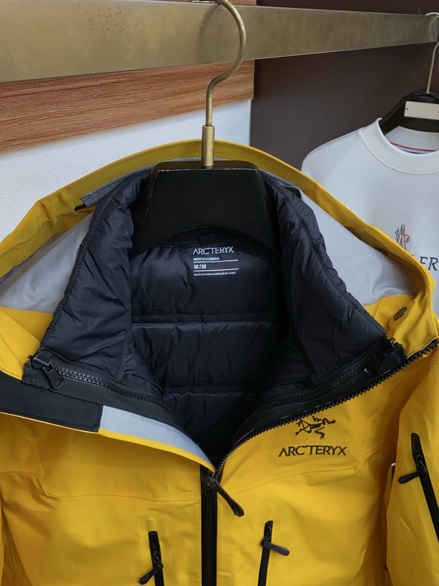 Arcteryx Male Down Jacket White Duck Down Hooded S-l-xl