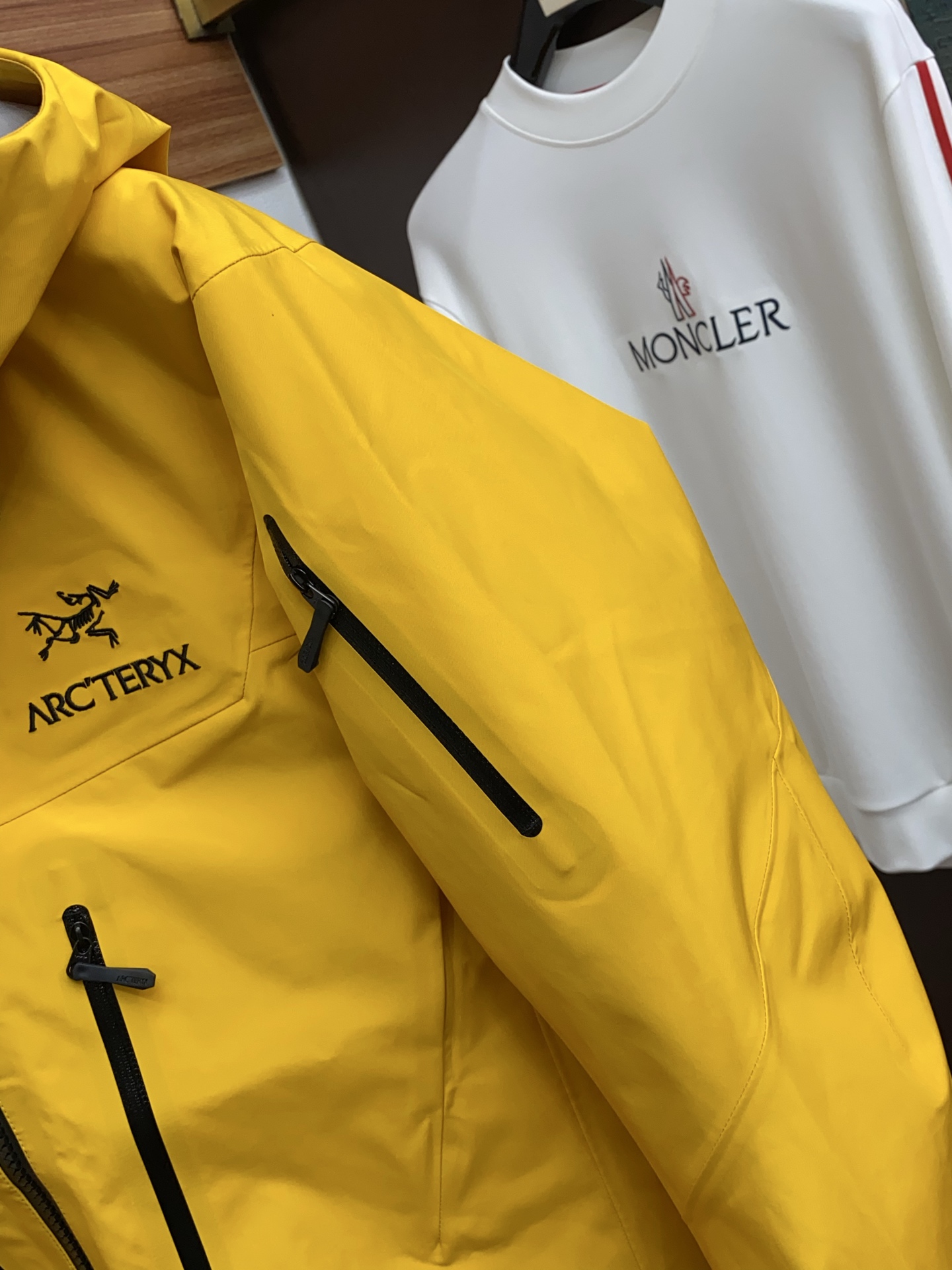 Arcteryx Male Down Jacket White Duck Down Hooded S-l-xl