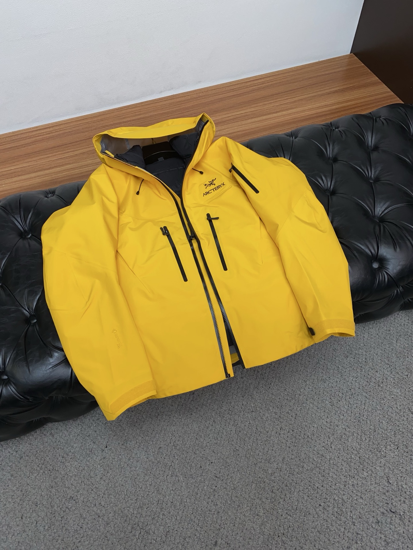 Arcteryx Male Down Jacket White Duck Down Hooded S-l-xl