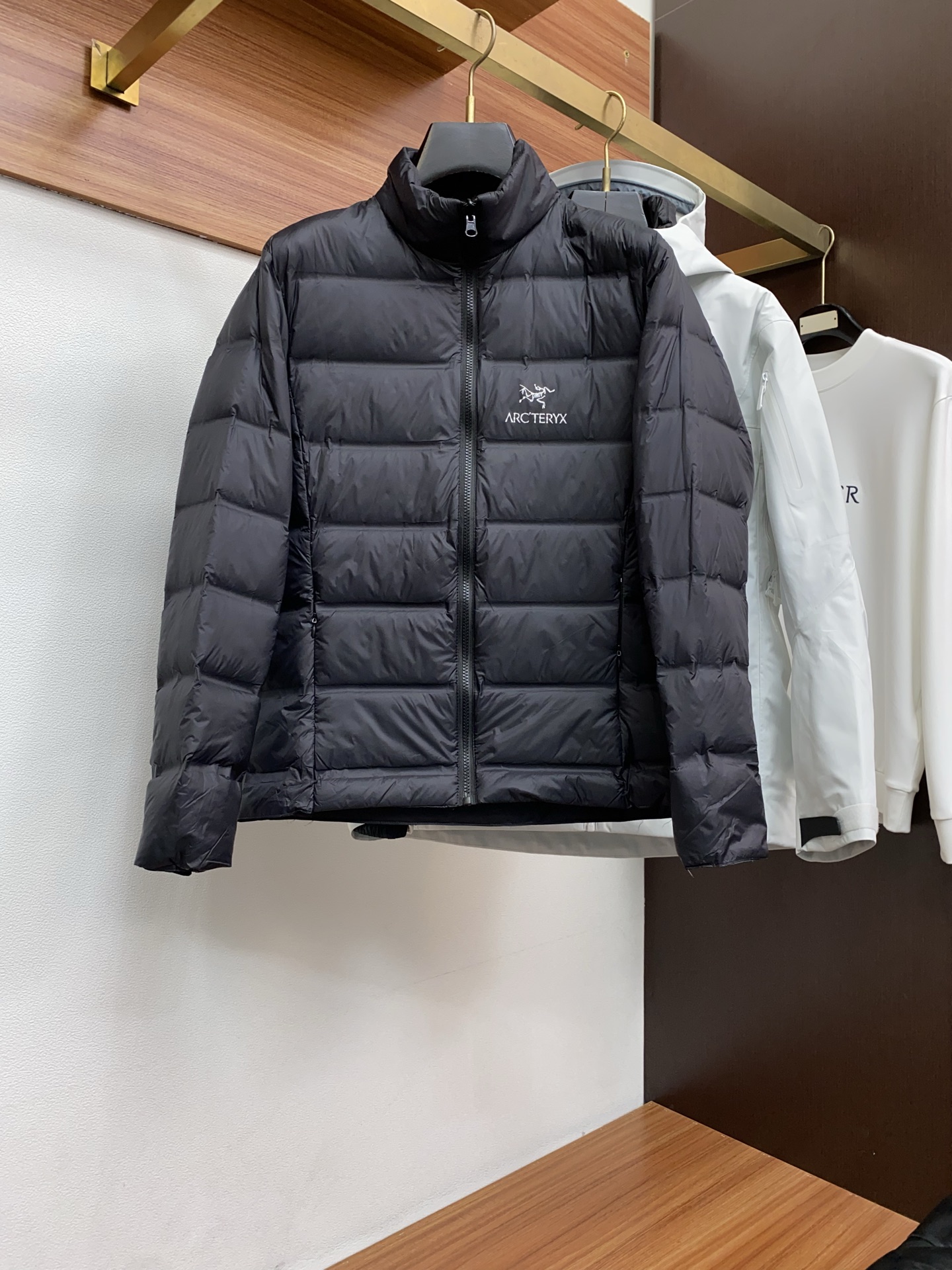 Arcteryx Male Down Jacket White Duck Down Hooded S-l-xl
