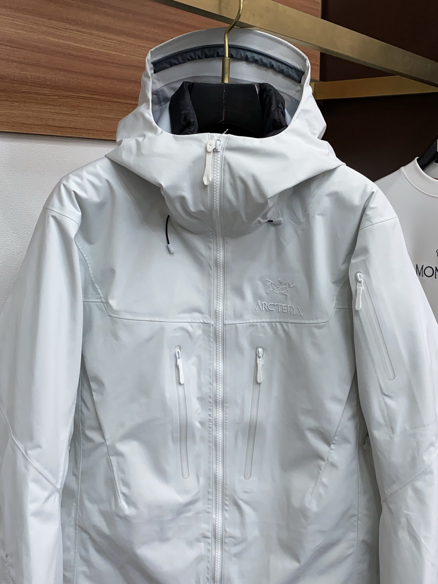 Arcteryx Male Down Jacket White Duck Down Hooded S-l-xl