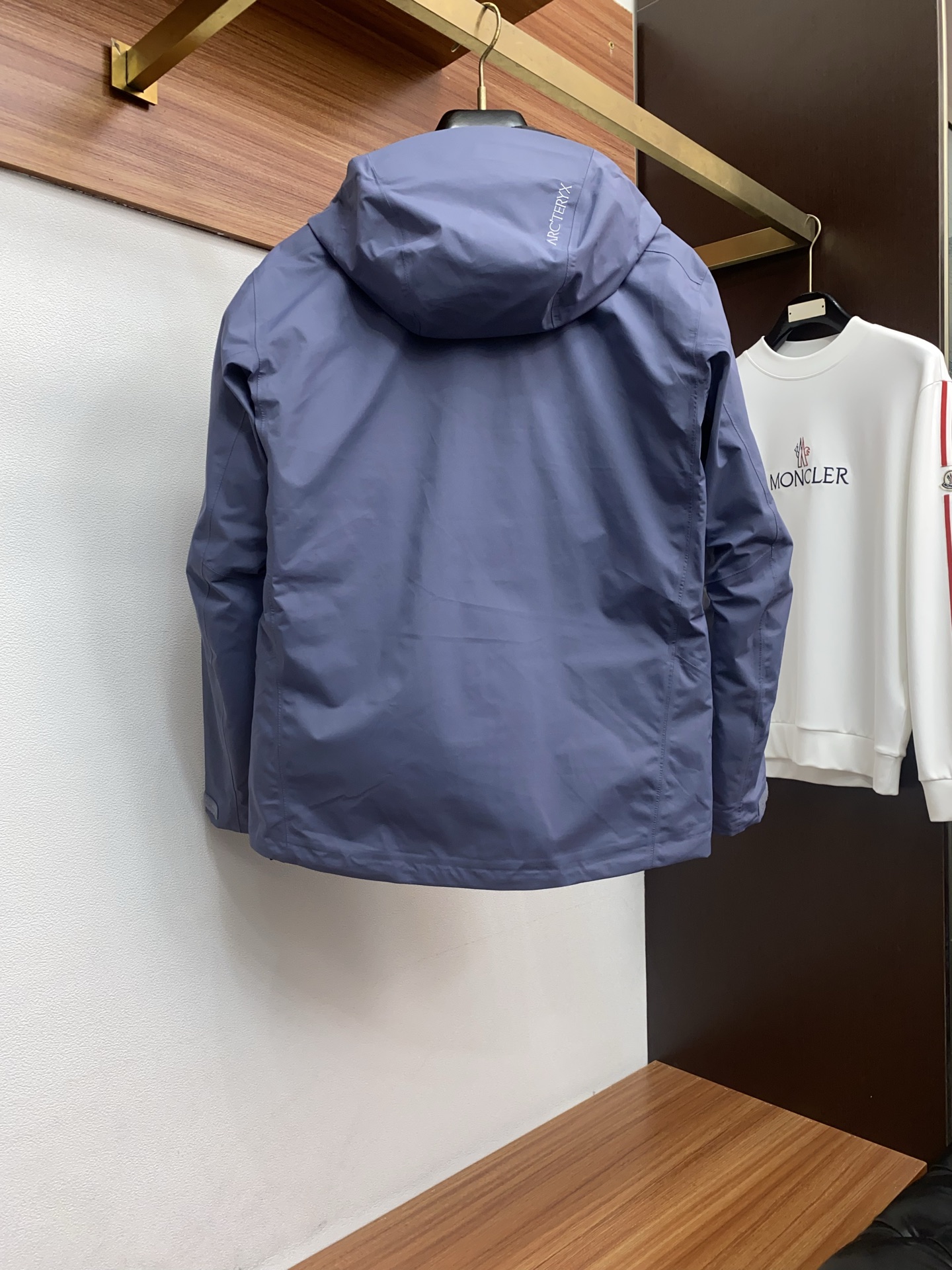 Arcteryx Male Down Jacket White Duck Down Hooded S-l-xl