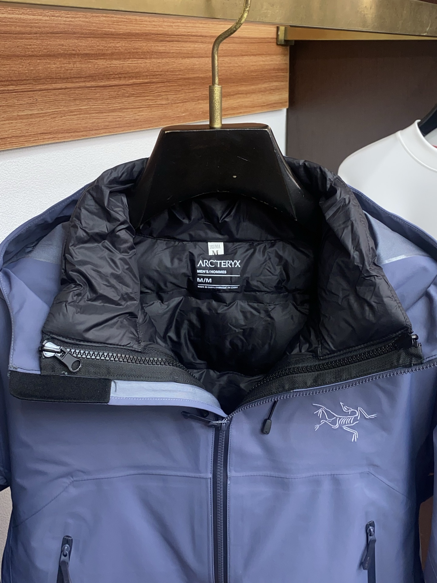 Arcteryx Male Down Jacket White Duck Down Hooded S-l-xl
