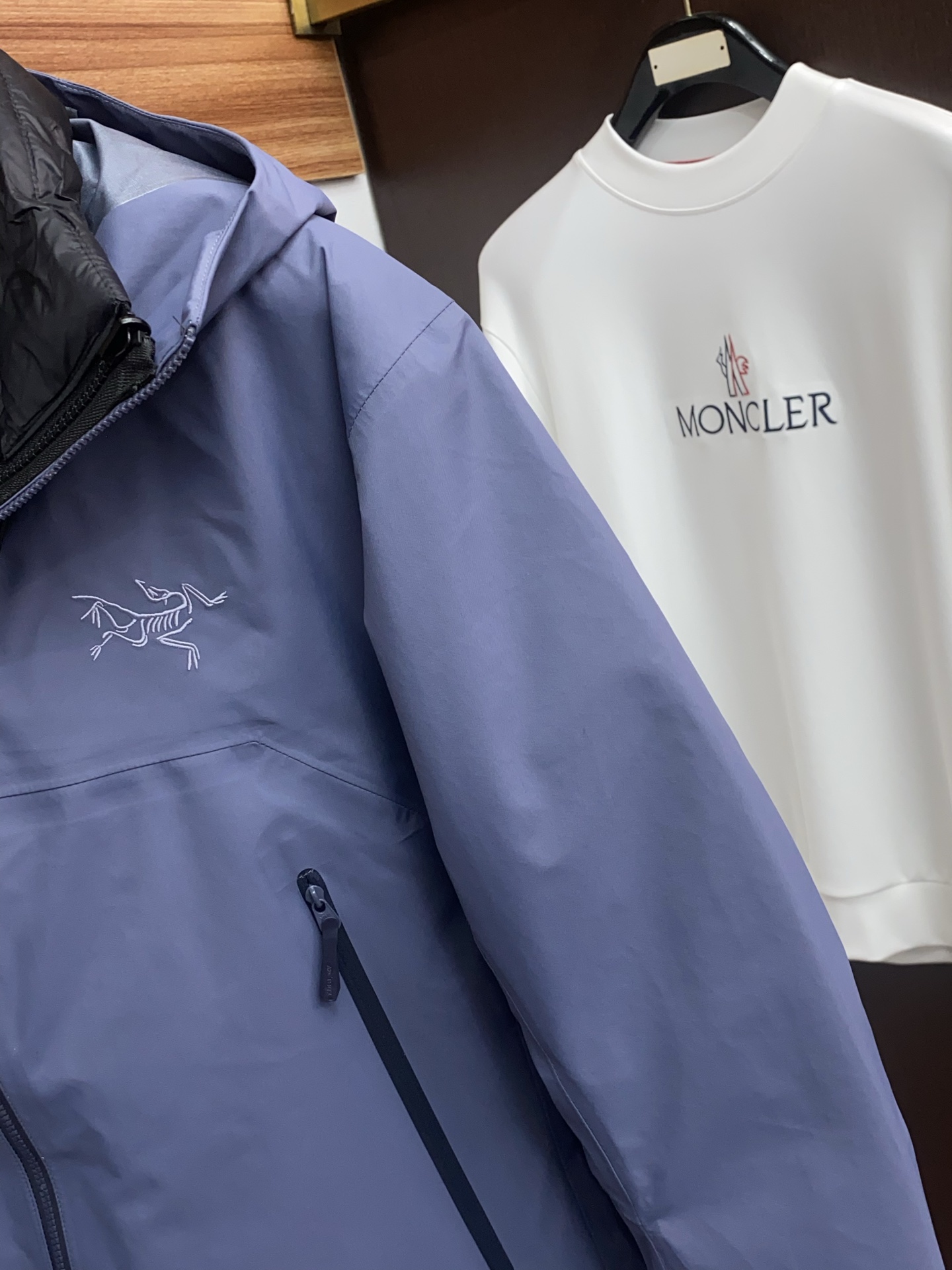 Arcteryx Male Down Jacket White Duck Down Hooded S-l-xl