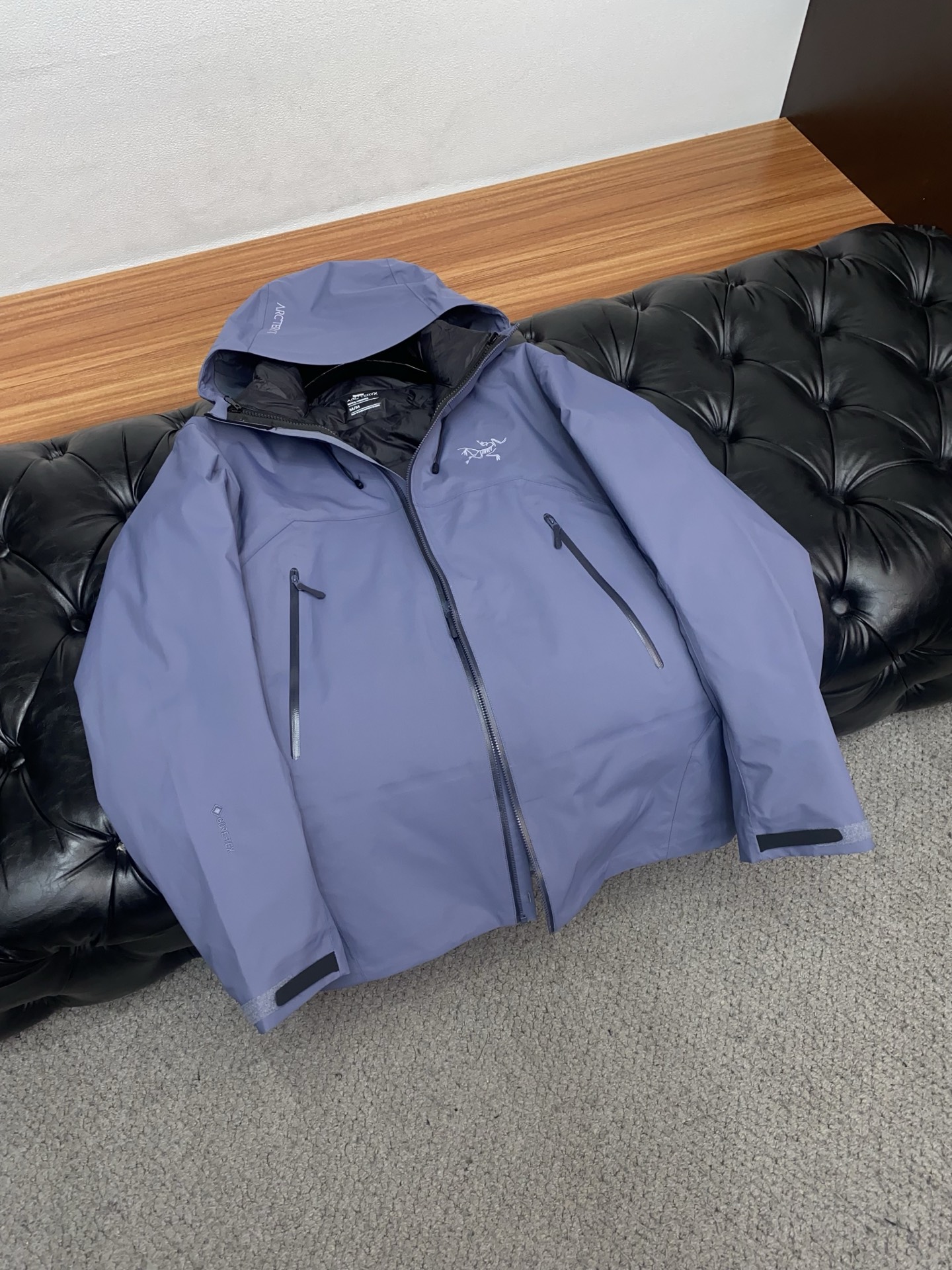 Arcteryx Male Down Jacket White Duck Down Hooded S-l-xl