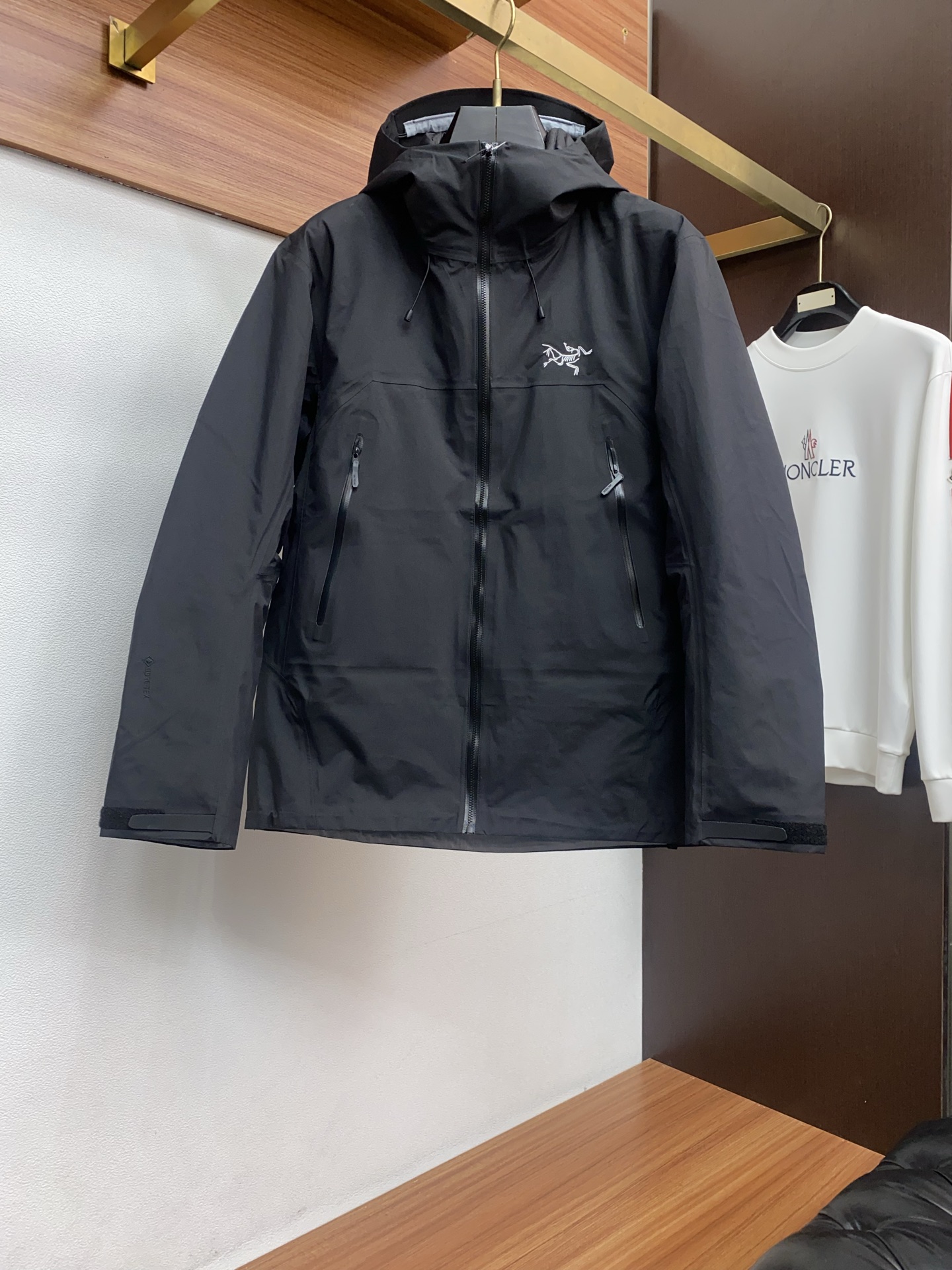 Arcteryx Male Down Jacket White Duck Down Hooded S-l-xl